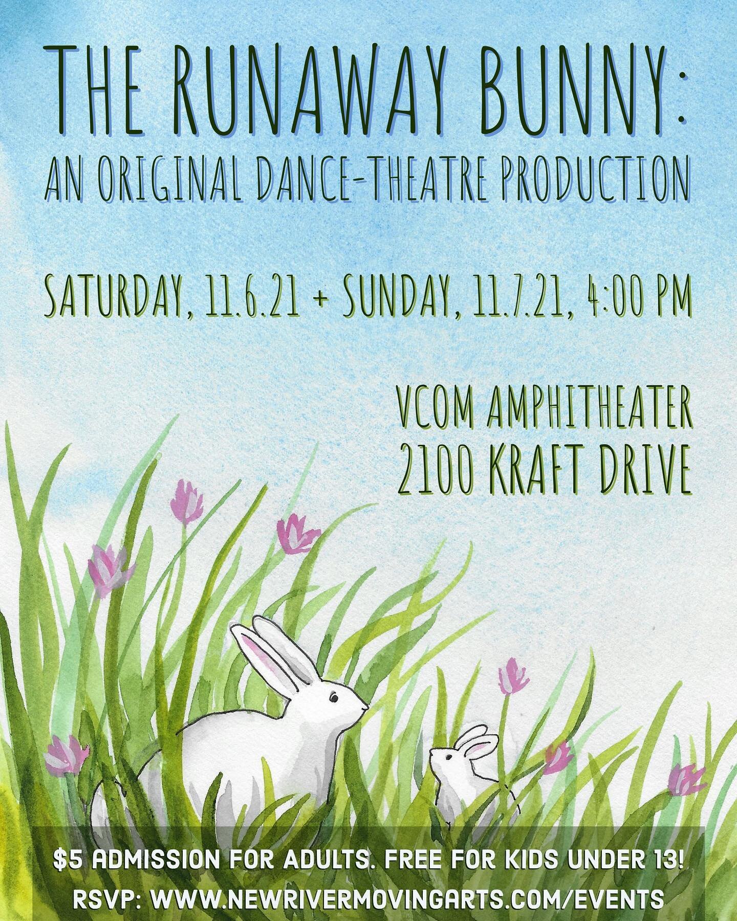 We are overjoyed to announce our FIRST EVER storybook dance concert, THE RUNAWAY BUNNY! This sweet and family friendly show will bring Margaret Wise Brown&rsquo;s beloved book to life through movement and text. All of our youth classes will be perfor