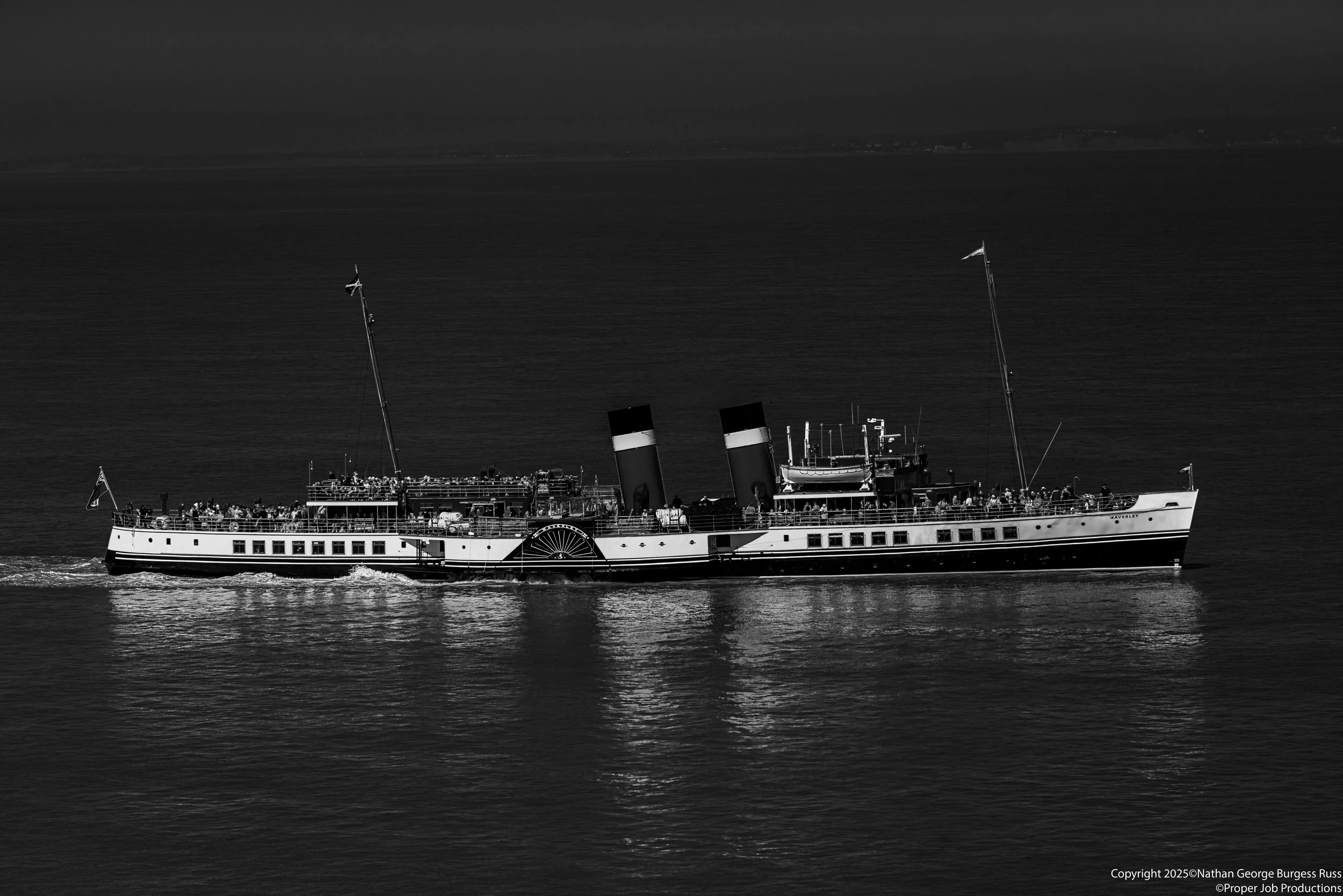 Paddle Steamer Waverley in the Bristol Channel
