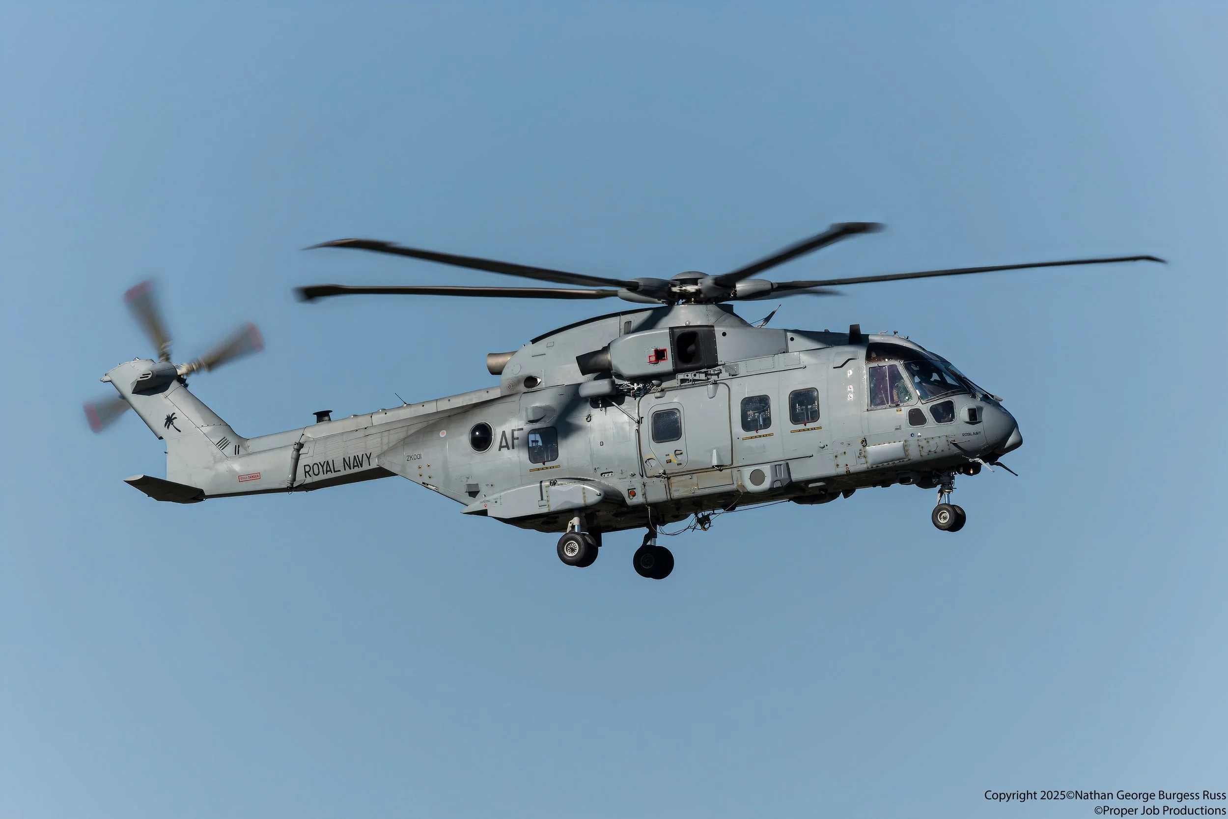 Royal Navy Fleet Air Arm - 846 Naval Air Squadron - AgustaWestland EH-101 Merlin HC.3A - ZK001