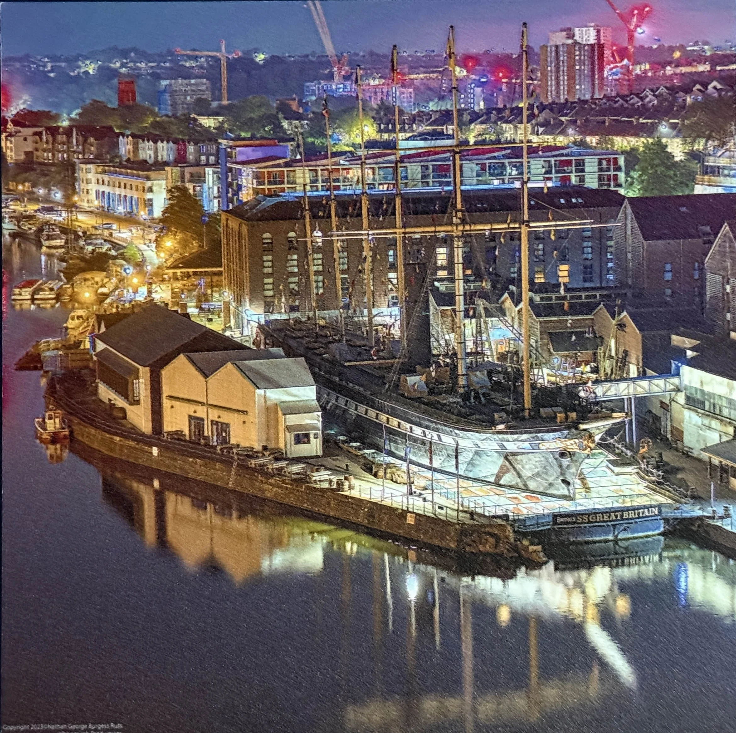SS Great Britain at NIght