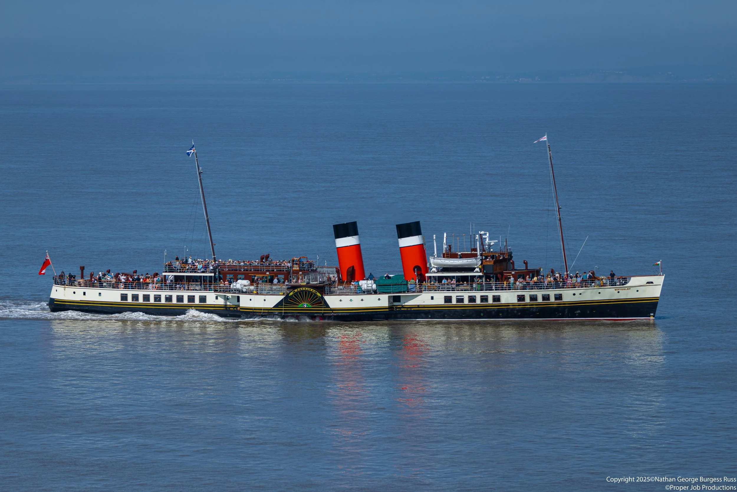 Paddle Steamer Waverley in the Bristol Channel
