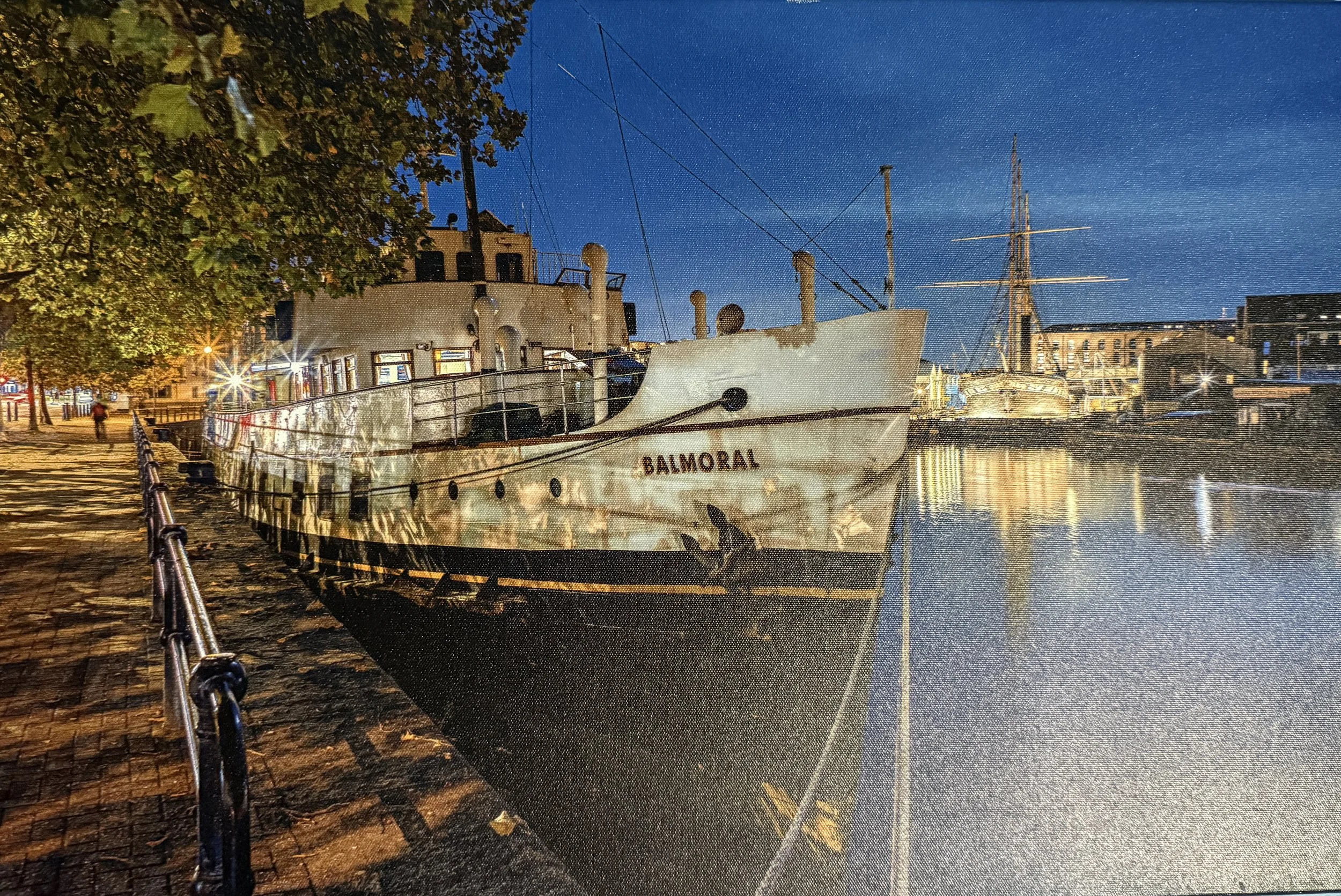 Balmoral berthed in Bristol Docks