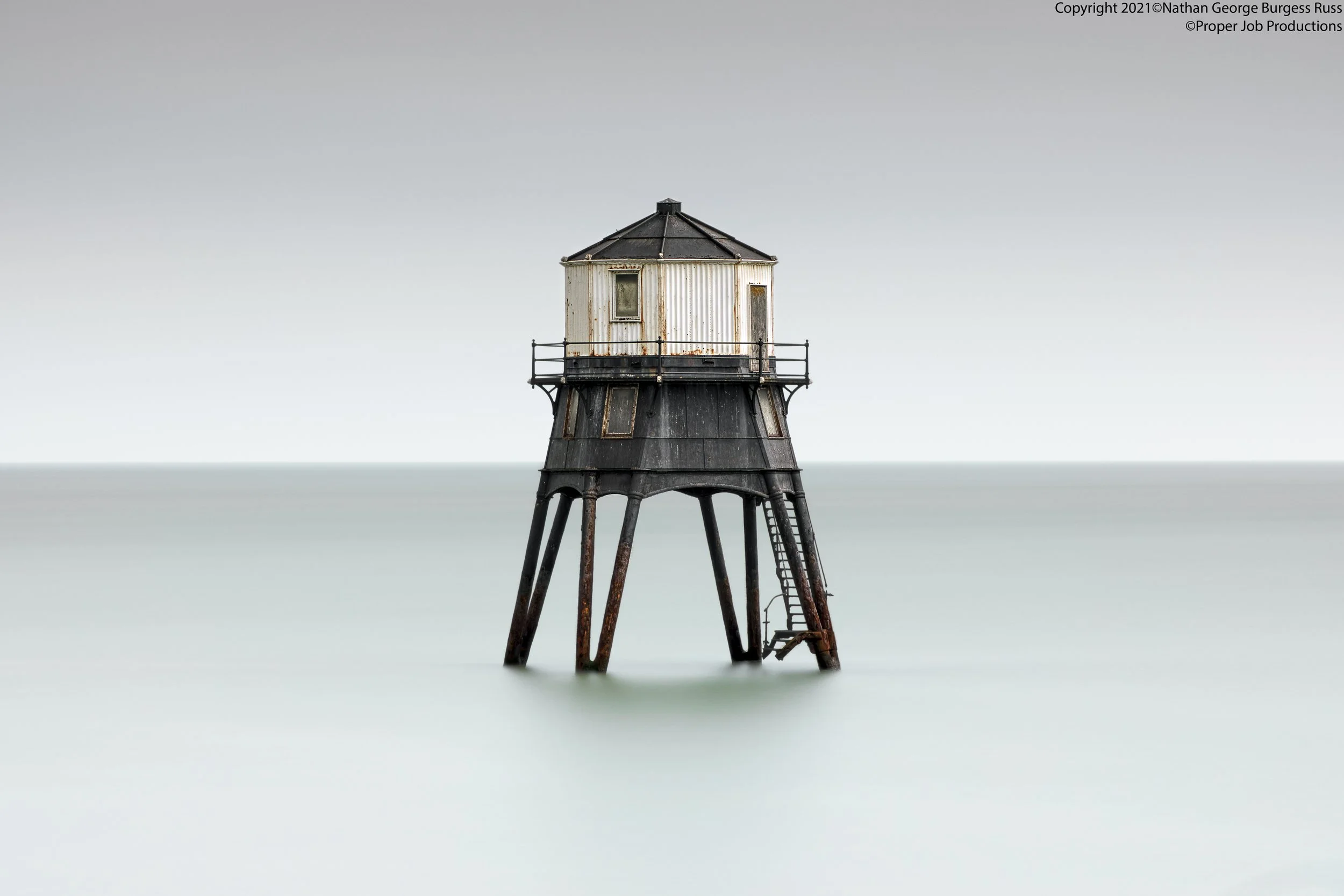  Dovercourt Low lighthouse at high tide

The Dovercourt Low lighthouse and High Lighthouse were built as a pair by Trinity House in 1863, both lighthouses are built in the same hexagonal shaped design with the lower lighthouse being shorter so that t