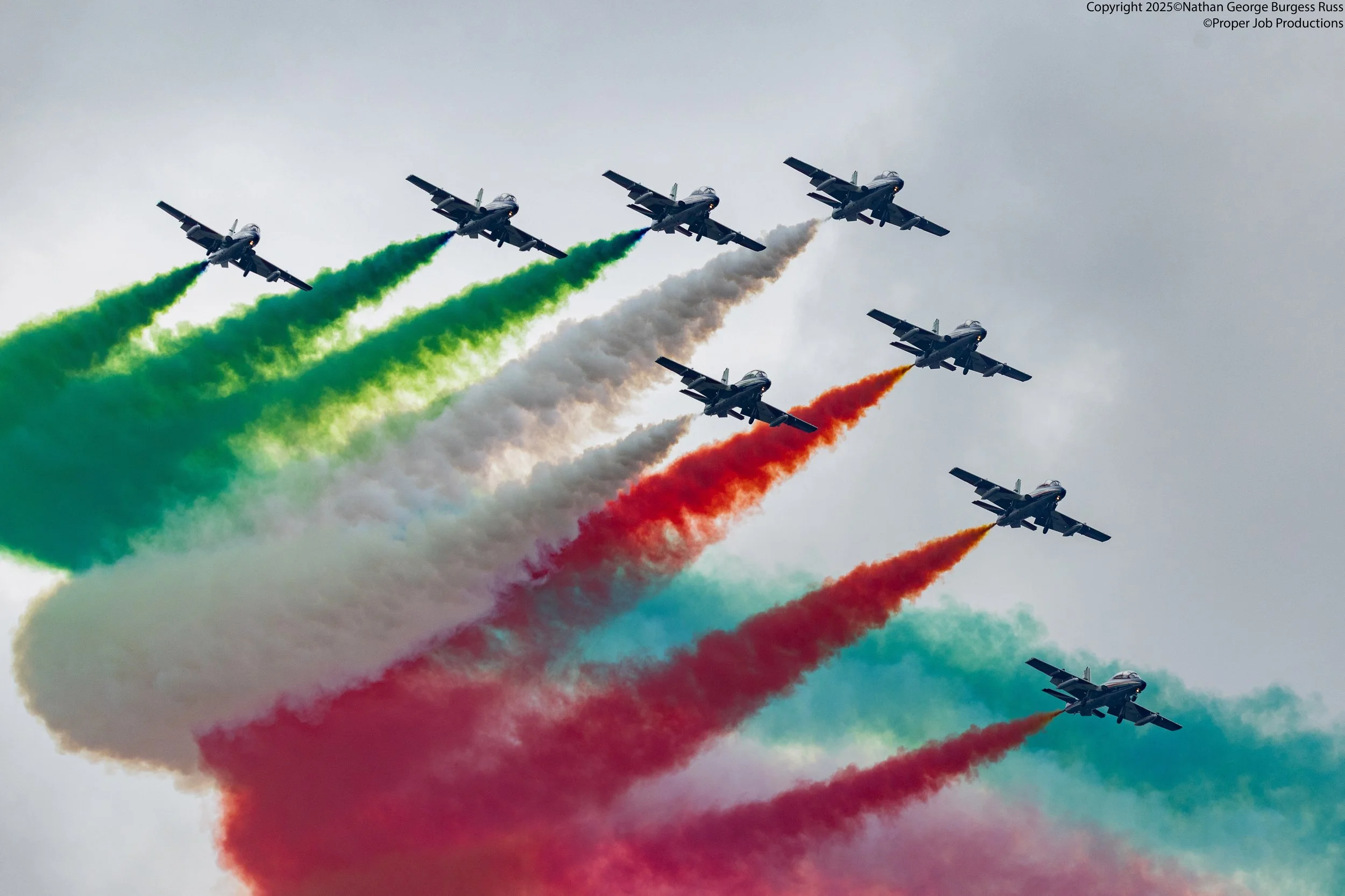 The Frecce Tricolori (Tricolour Arrows)