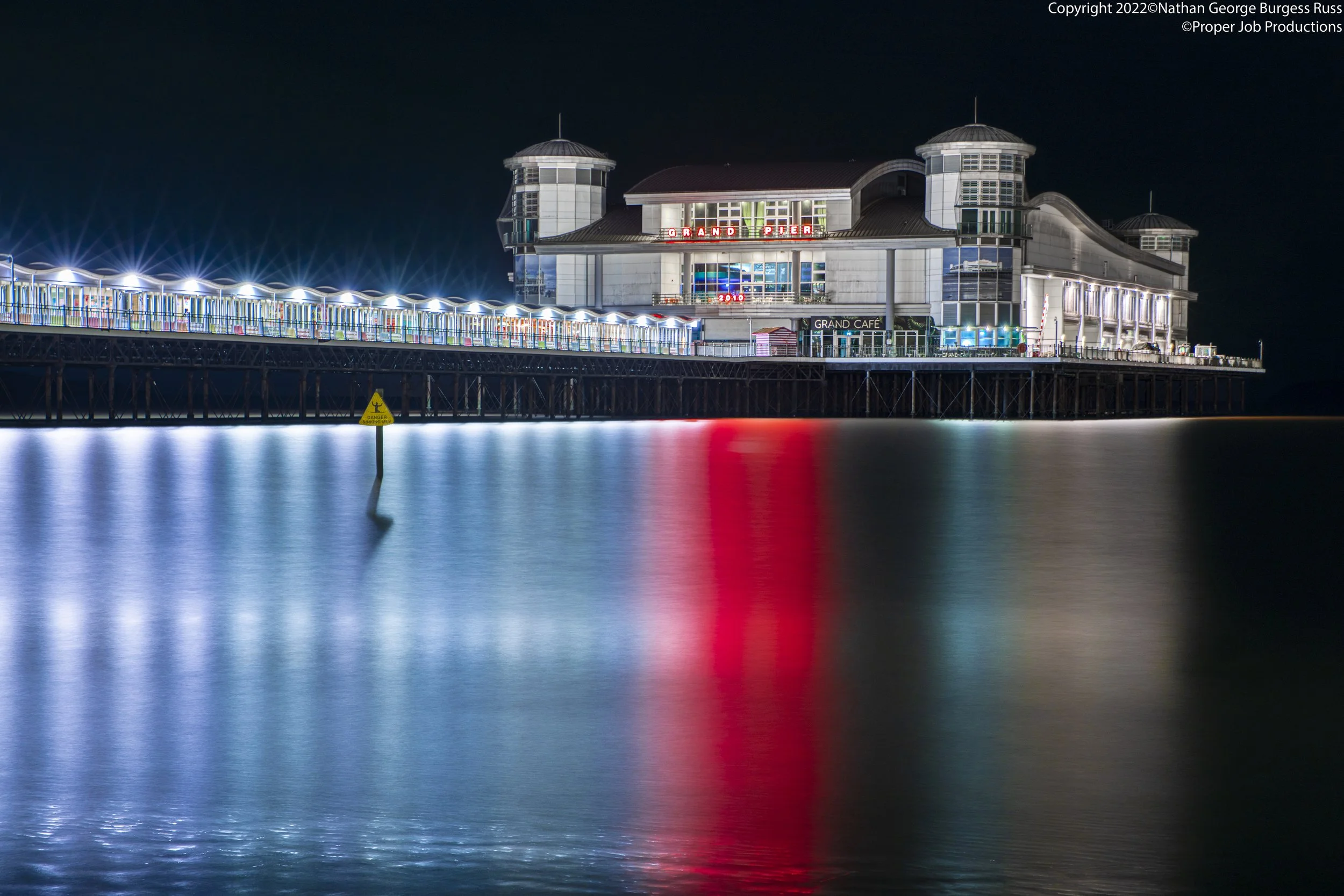 Weston Super Mare Pier at Night