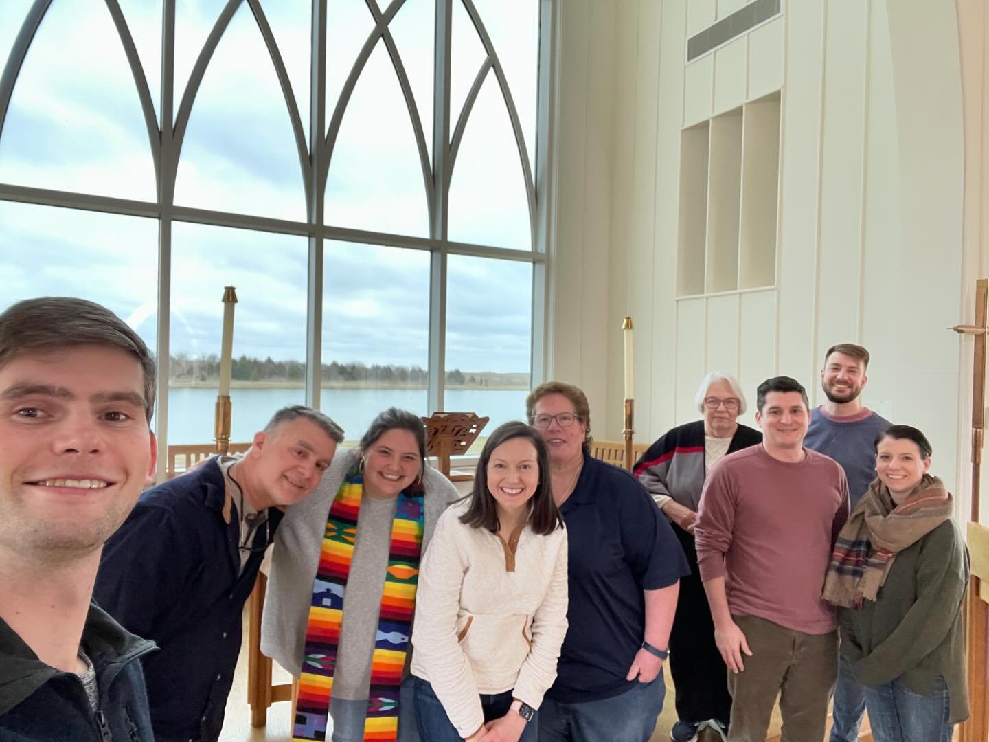 Our All Saints Vestry spent time this past weekend on retreat at the @procter_center! It was a wonderful time to dream, listen, and pray for our beloved community. Check out the vision posters for each of our ministry areas hanging around the Parish 