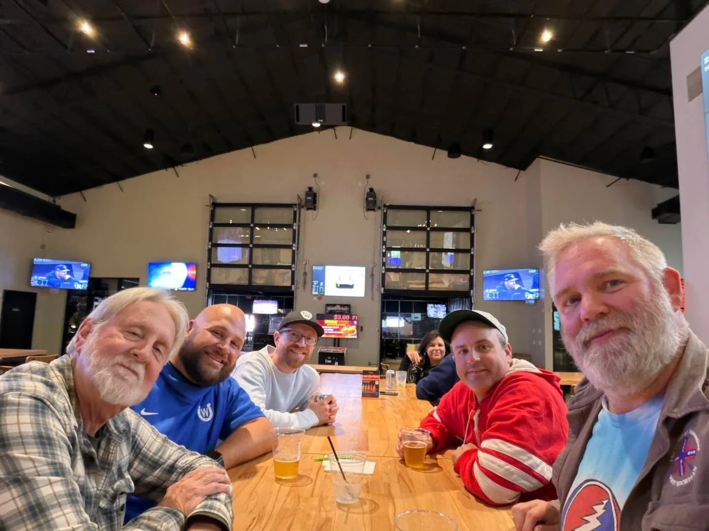 On Wednesday, a few of the fellas from All Saints joined up to play trivia for the men’s gathering. We have monthly events for men and monthly gatherings for women.  There are strict rules on gender and all are always welcome.