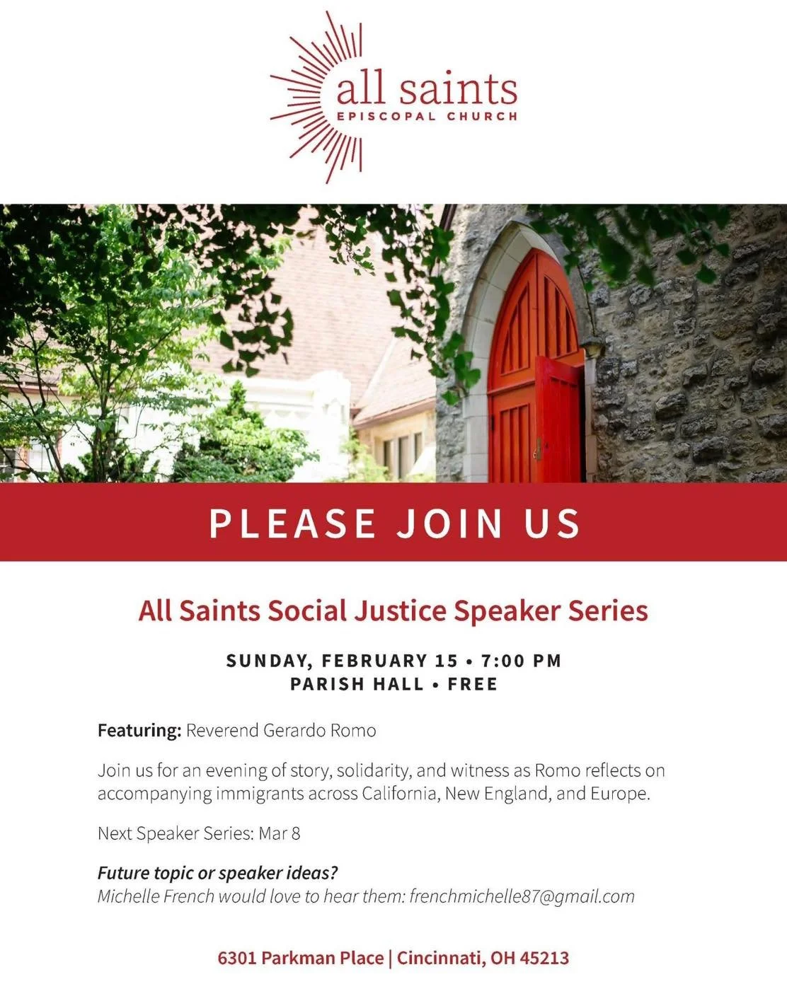 A reminder that we will meet tonight at 7pm to talk about Immigration,