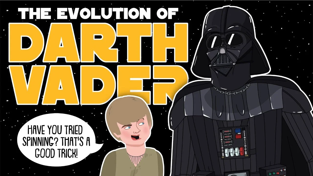 The Evolution of Darth Vader (Animated)