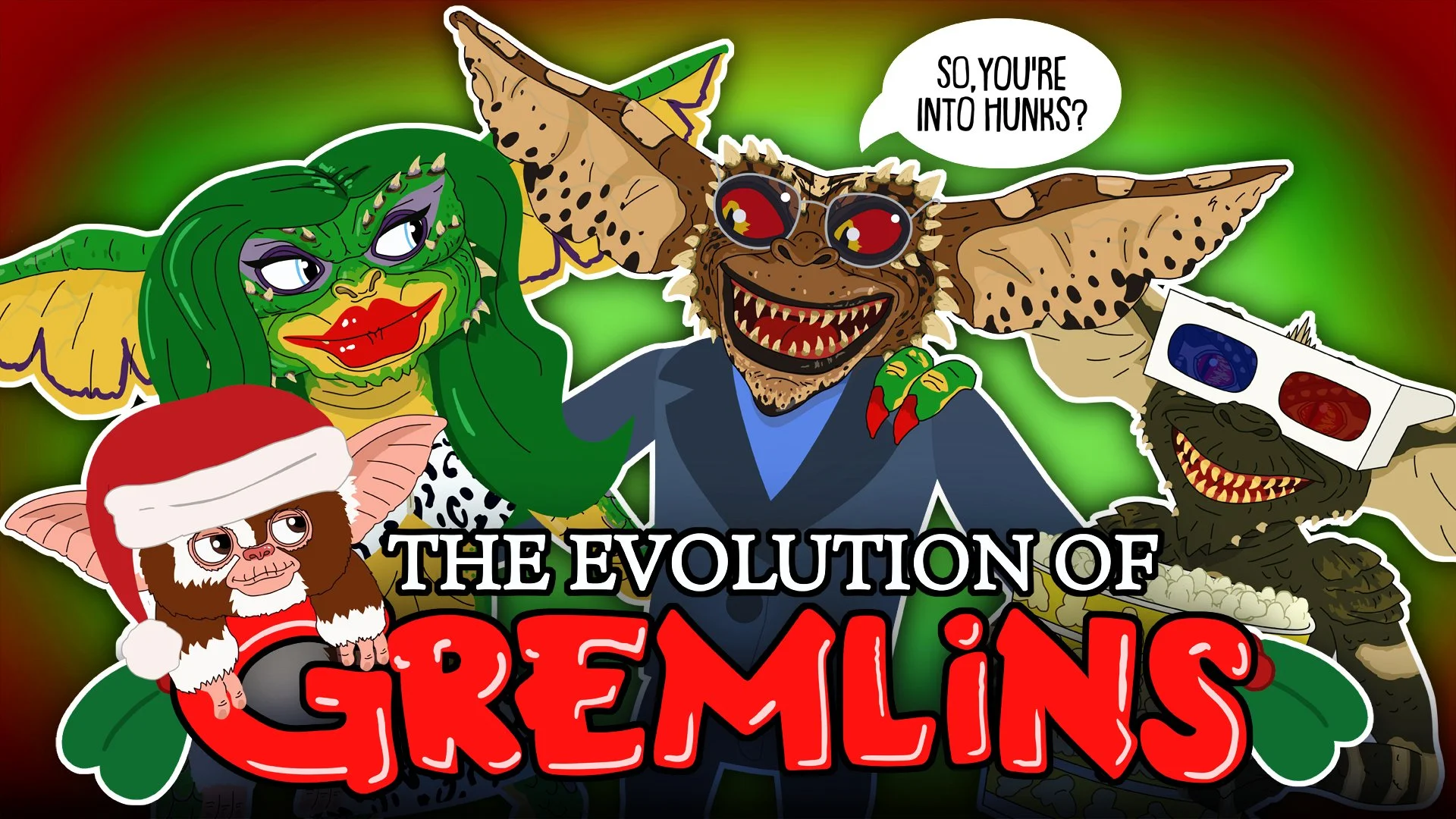The Evolution of Gremlins (Animated)