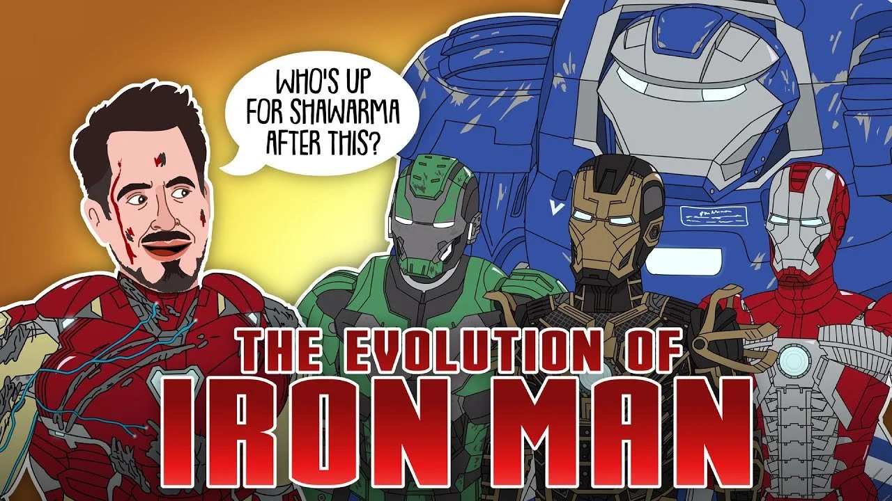 The Evolution Of Iron Man / Tony Stark (Animated)