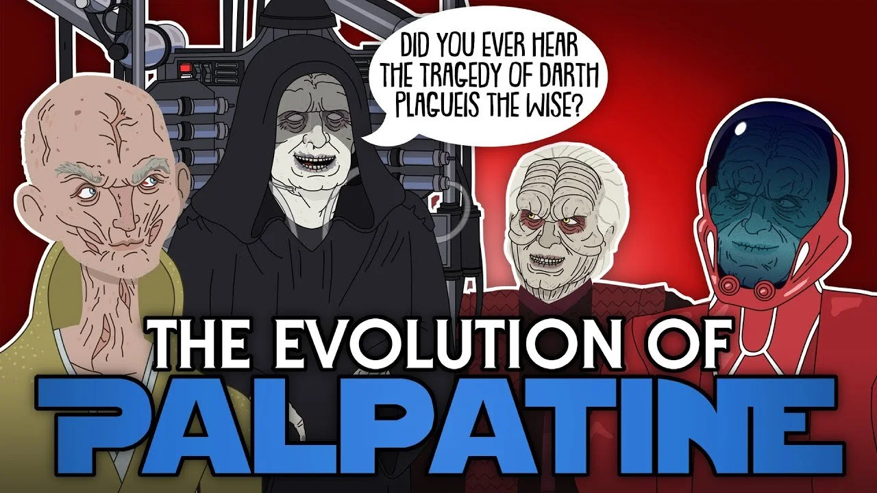 The Evolution of Palpatine (Animated)