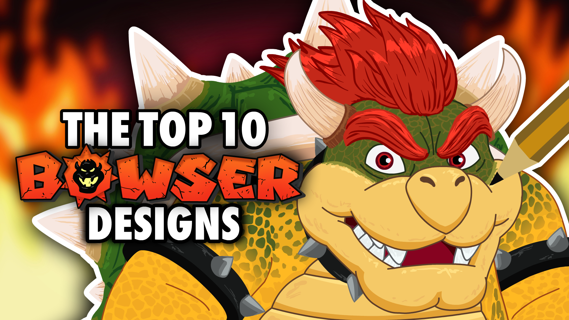 Top 10 Bowser Designs | Movie Bowser Speed-Art