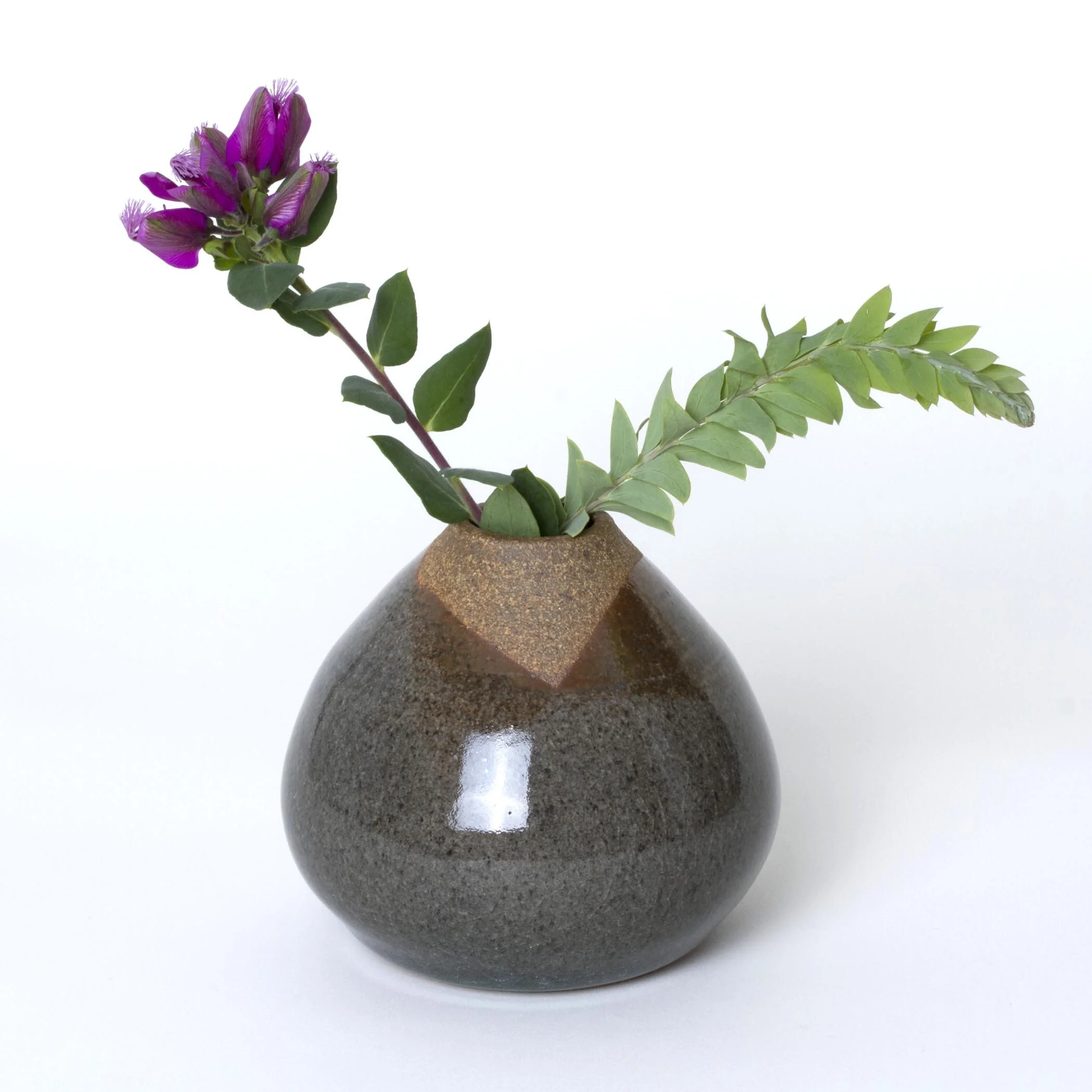 Exposed Stone Bud Vase