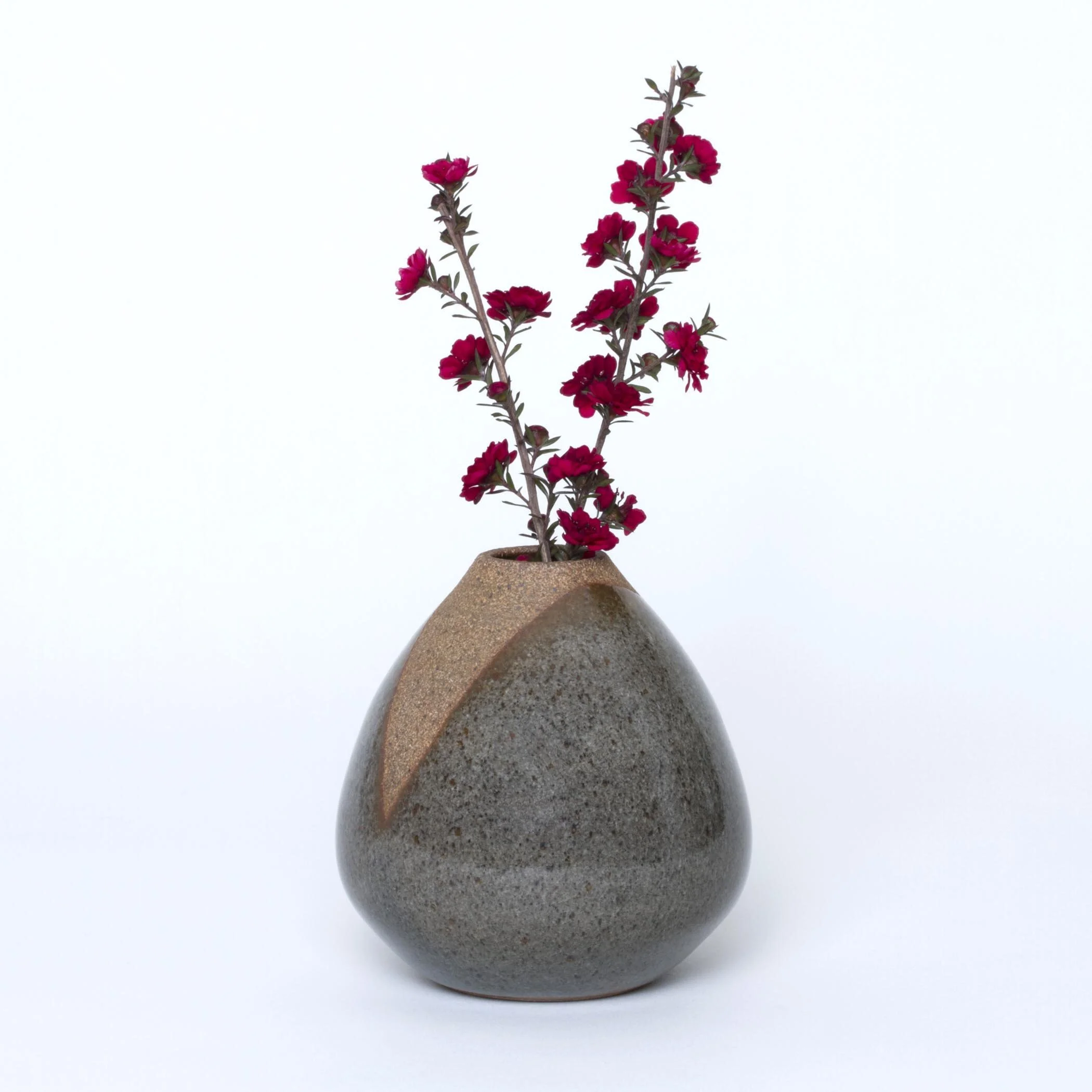 Exposed Stone Bud Vase