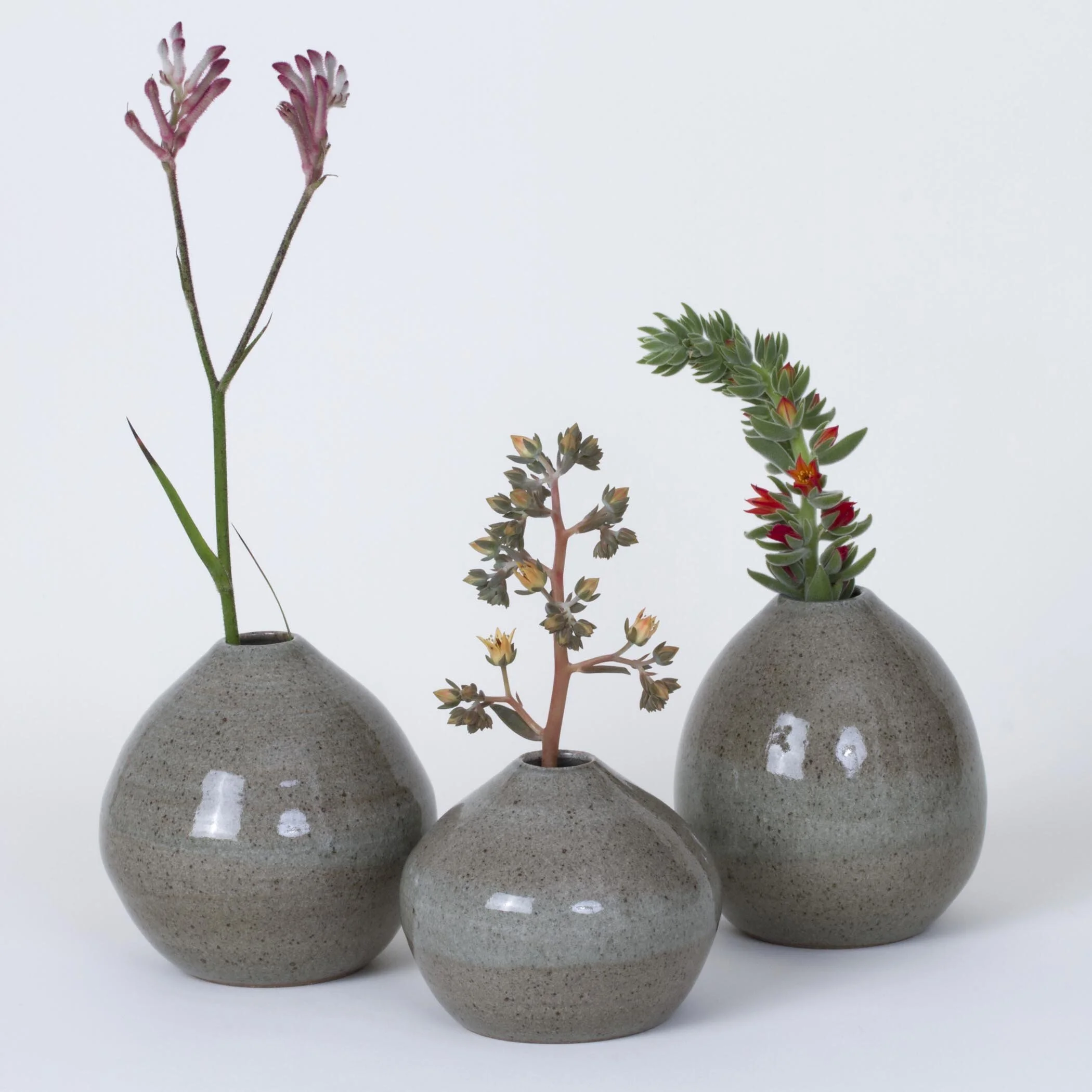 Polished Stone Bud Vase