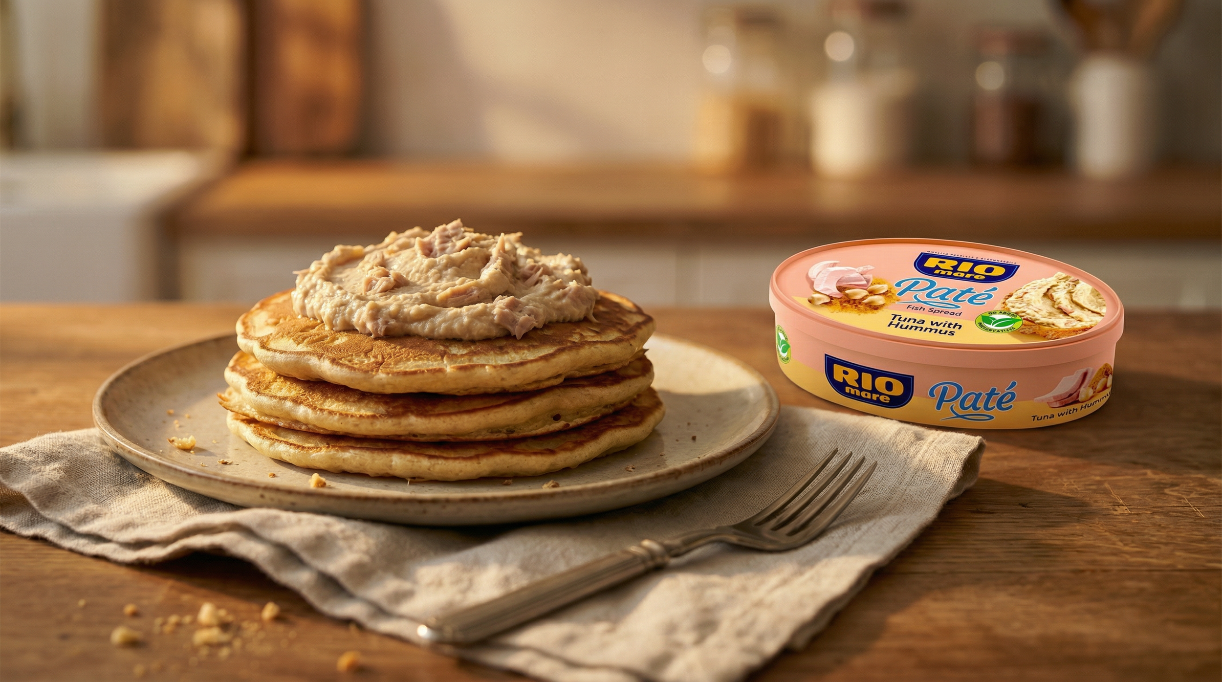 Pancakes con Hummus e Tonno - PACK a fuoco.png
