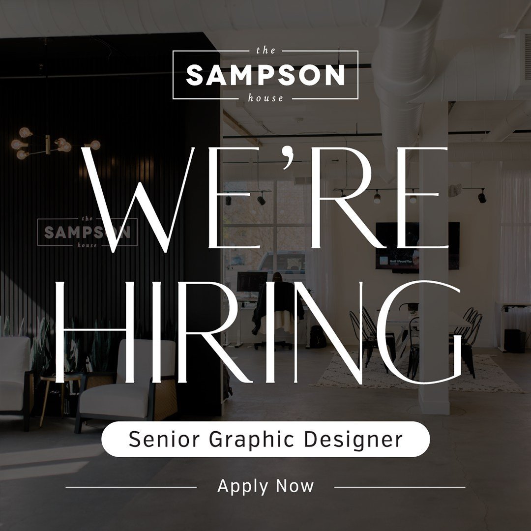 Calling all creatives! 📢📢 Our team is continuing to grow, and we are on the search for a talented Senior Graphic Designer! If you are passionate, experienced, and looking to join a collaborative team, we want to hear from you. Click the link in our