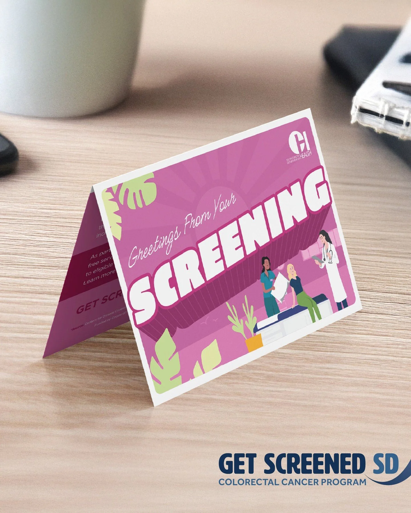 We partnered with the South Dakota Department of Health&rsquo;s Cancer Screening Program to help spread one powerful message: early detection saves lives.⁠
⁠
Our team developed a new website, designed informative collateral materials, and built a soc