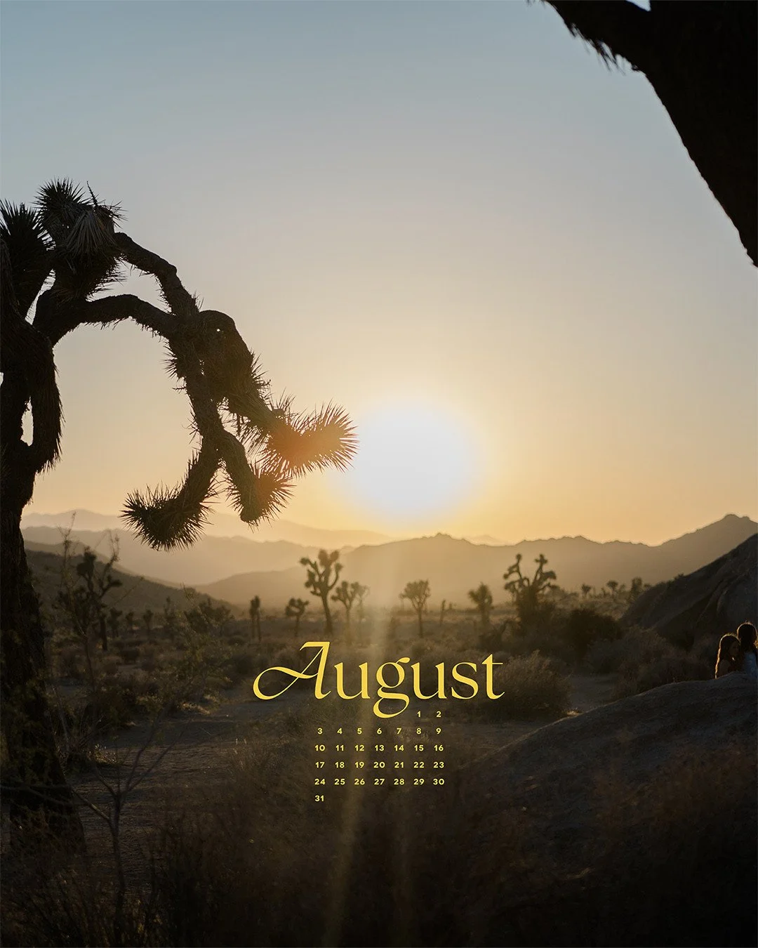 Our August desktop calendars are here&mdash;ripe with late-summer color, sunbaked stillness, and the first hints of transition. Think juicy tomatoes, golden grilled corn, and wide-open landscapes that stretch just a little longer before fall arrives.