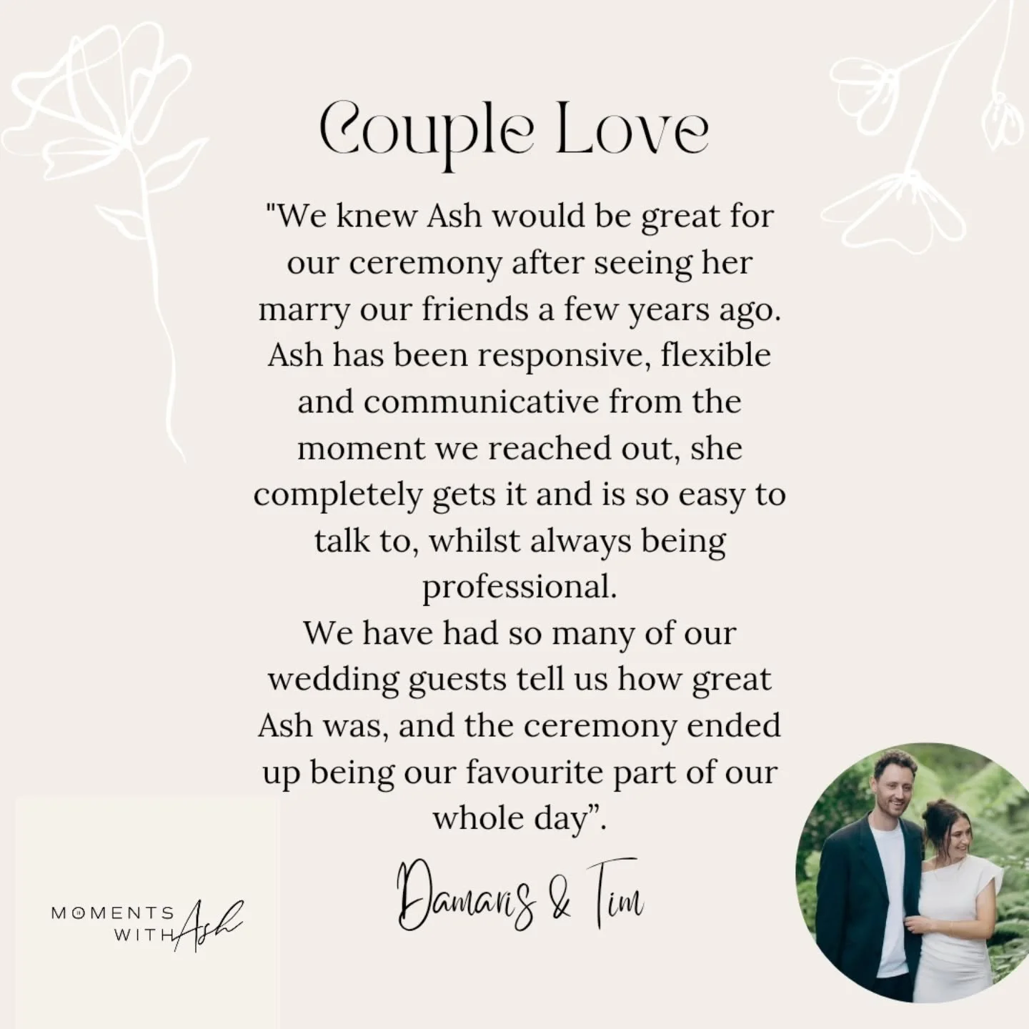 Damaris &amp; Tim married simply in the backyard of Damaris' family home. The couple chose to mingle with guests prior to the ceremony making it one of my most favourites yet! Good people, good food and just generally great vibes. The end of the cere