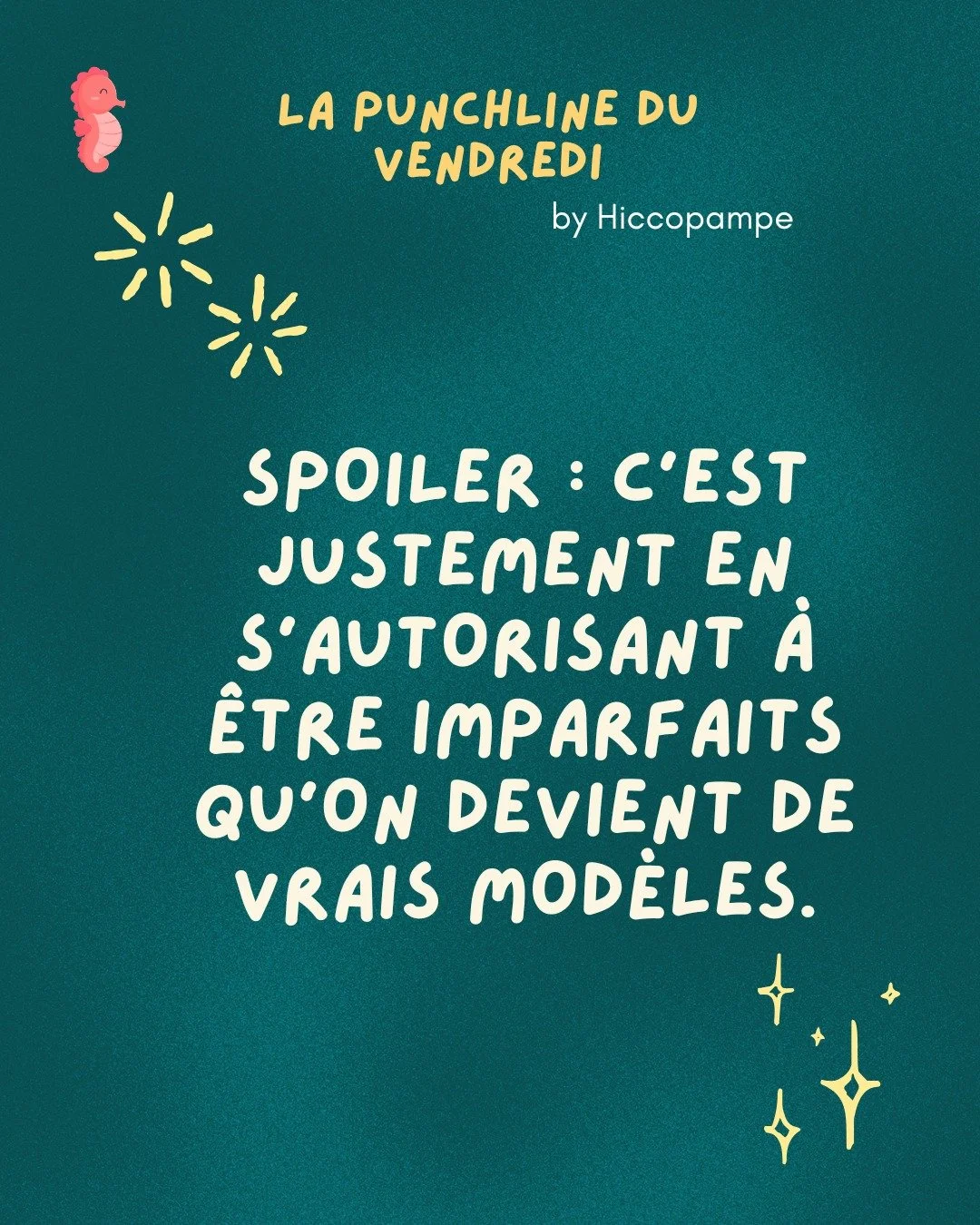 Parfait, &ccedil;a n&rsquo;existe pas. Inspirant, &ccedil;a oui.

👉 Et si vos enfants avaient besoin de voir vos failles, vos rires, vos rat&eacute;s&hellip; pour apprendre &agrave; s&rsquo;aimer tels qu&rsquo;ils sont ?

✨ Qui a d&eacute;j&agrave; 