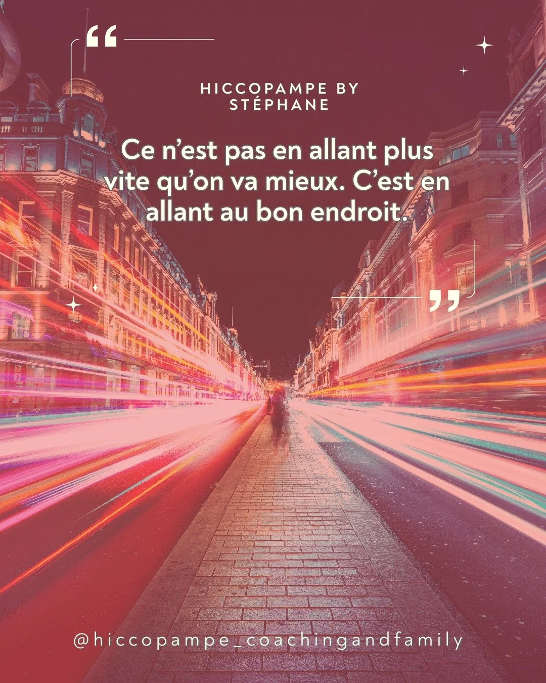 La vitesse ne sert &agrave; rien&hellip; si la direction est mauvaise.

👉 Et si aujourd&rsquo;hui vous ralentissiez pour v&eacute;rifier : suis-je vraiment sur le bon chemin ?

#Clart&eacute;Int&eacute;rieure #SlowParenting #Coaching