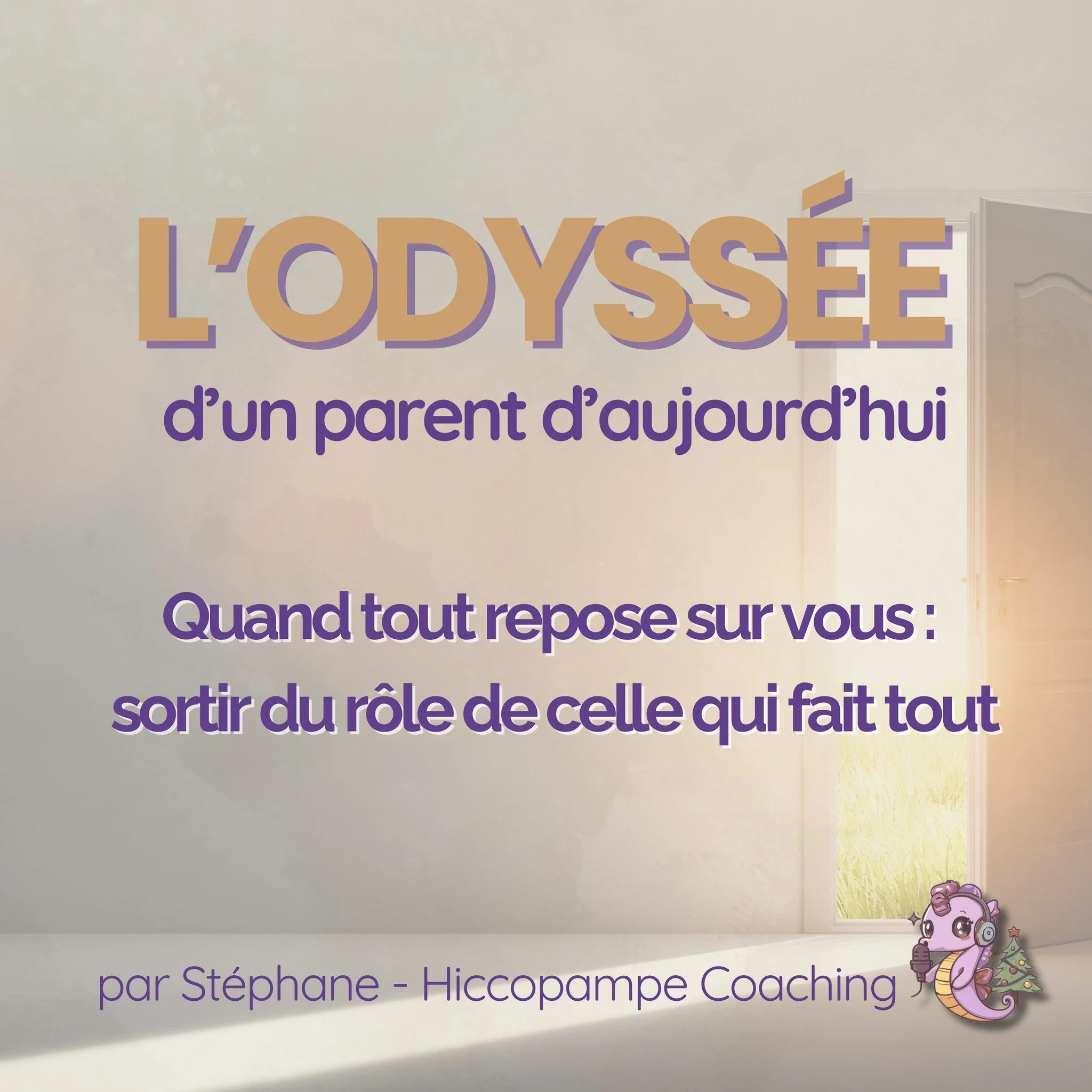 Vous aussi vous avez parfois l&rsquo;impression de tout faire ?
Pas juste de tout porter.
Mais vraiment&hellip; de tout faire.
Dans cet &eacute;pisode du podcast "L&rsquo;Odyss&eacute;e d&rsquo;un parent d&rsquo;aujourd&rsquo;hui", je parle
