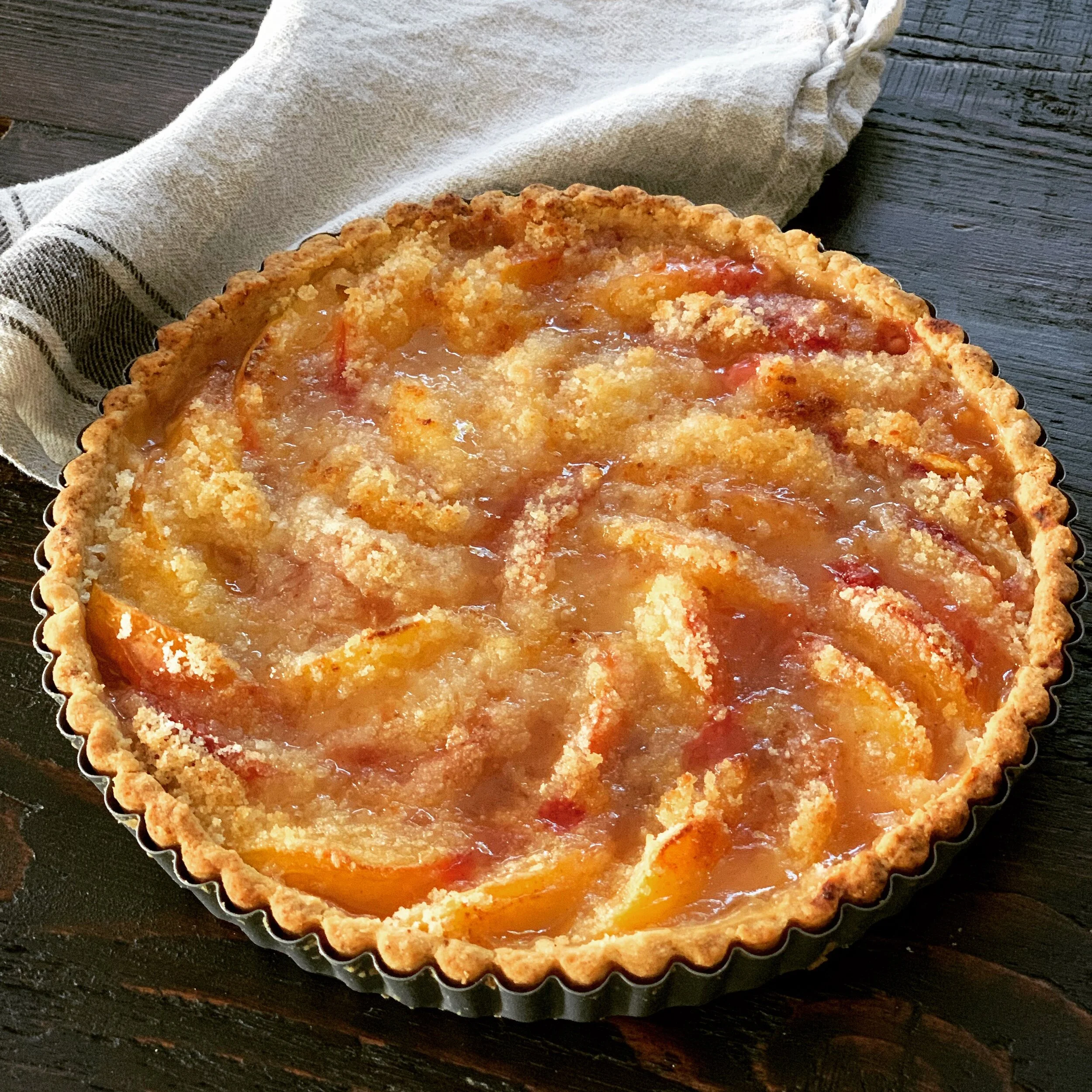 Summer Peach Tart