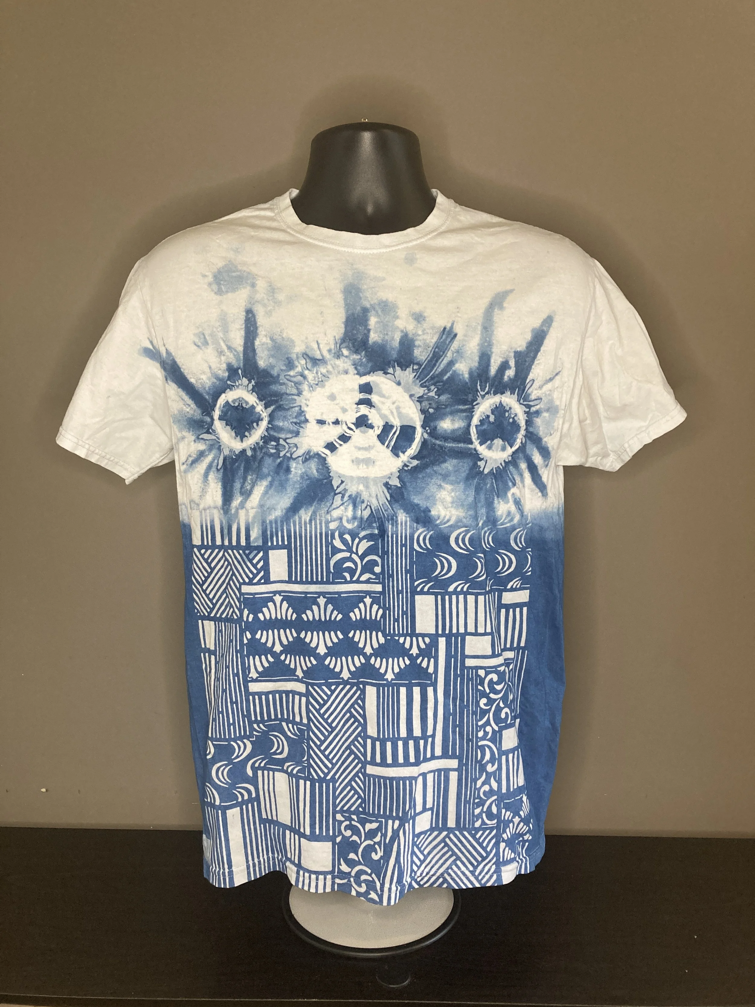 Shibori/katazome shirt