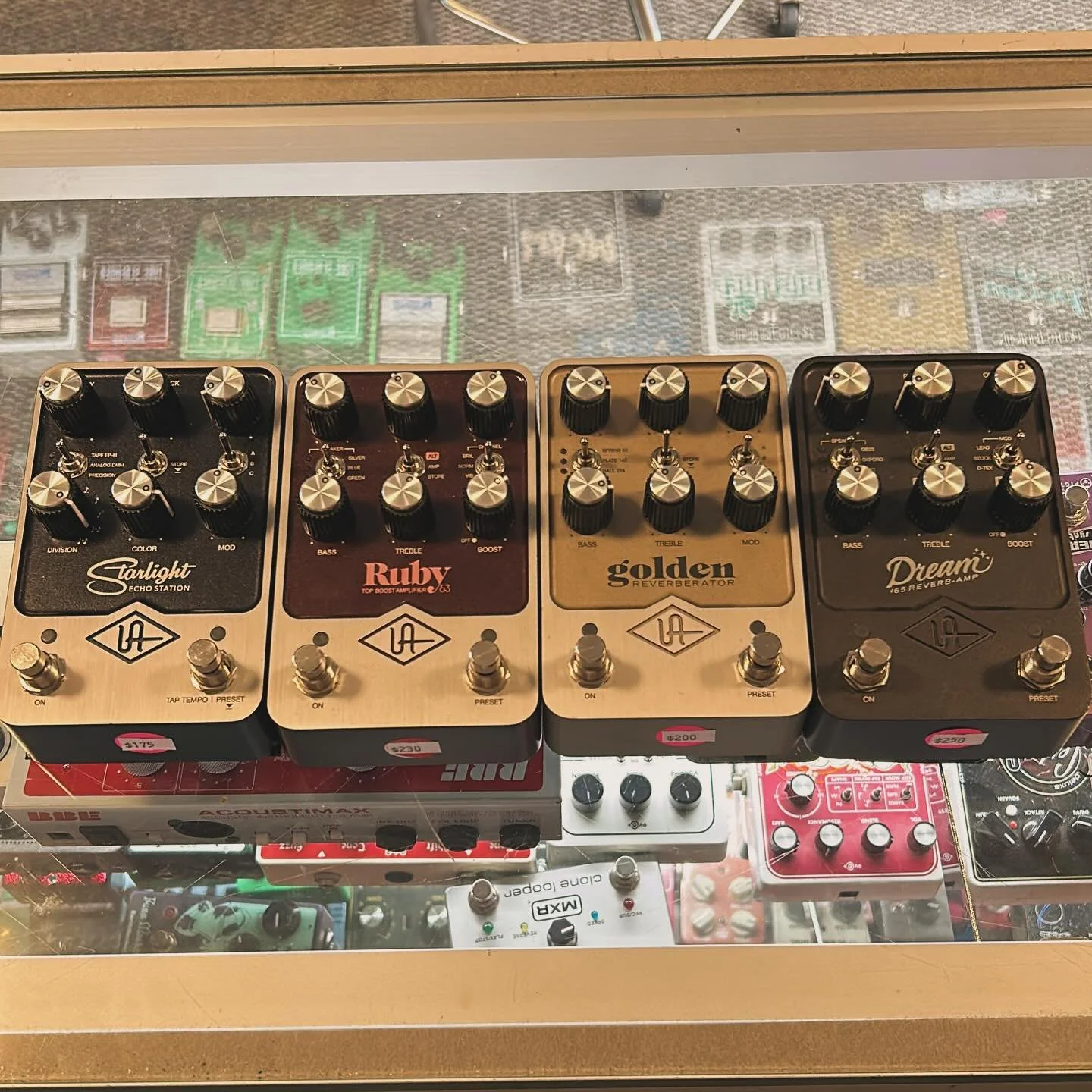 We have a selection of UA pedals. Why not have amps the size of a pedal?