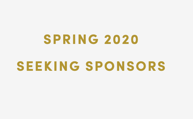 Spring 2020 - Seeking Sponsors