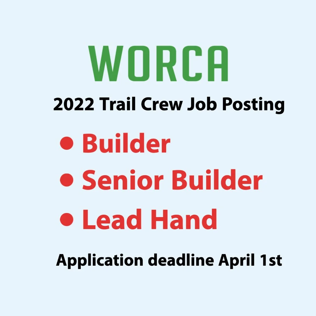 2022 Trail Crew Job Posting