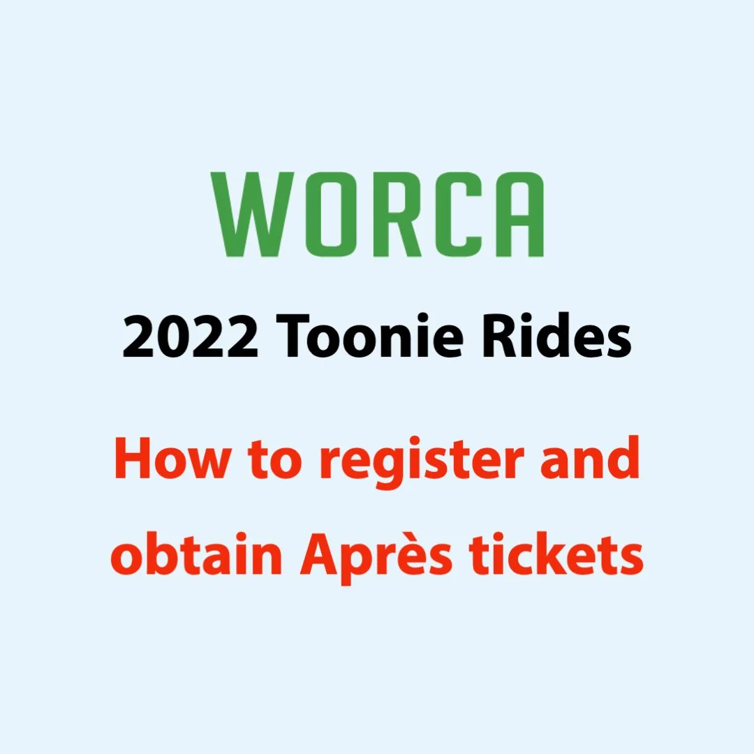 2022 Toonie Rides - Registration and Apres information
