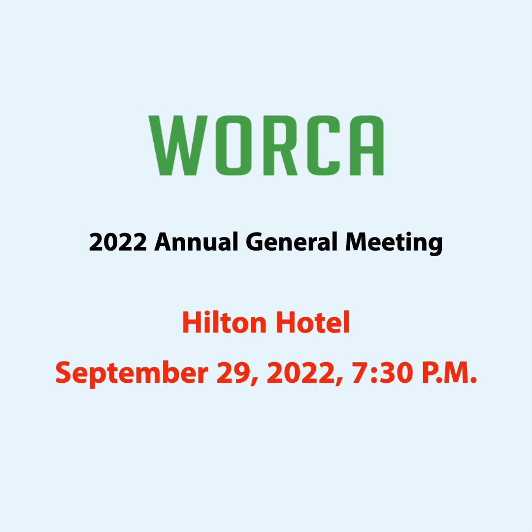 2022 WORCA AGM + Toonie Ride
