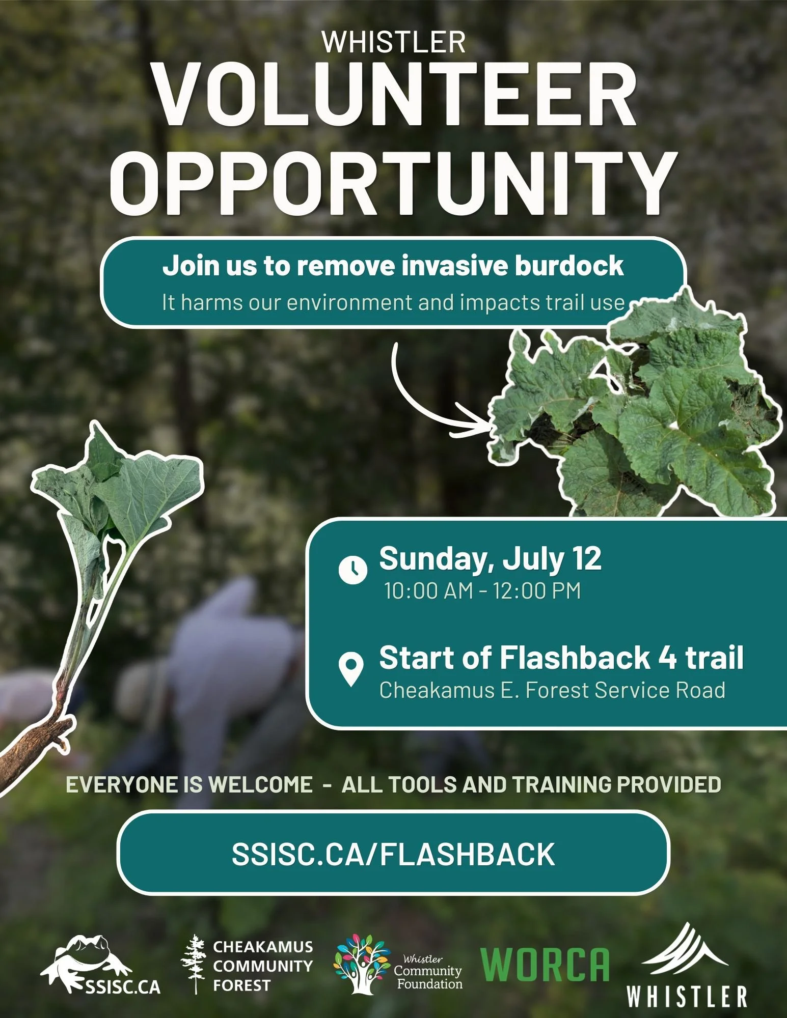 WORCA x SSISC Banish Burdock Event - July 12, 2026