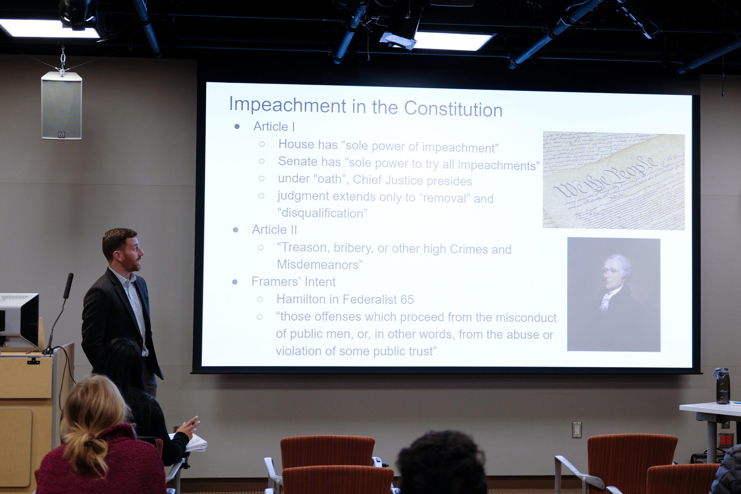 Event Explains Ethics of Impeachment 