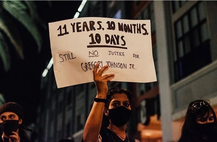 San Jose Vigil and Protest for Gregory Johnson Puts Pressure on Sigma Chi Fraternity