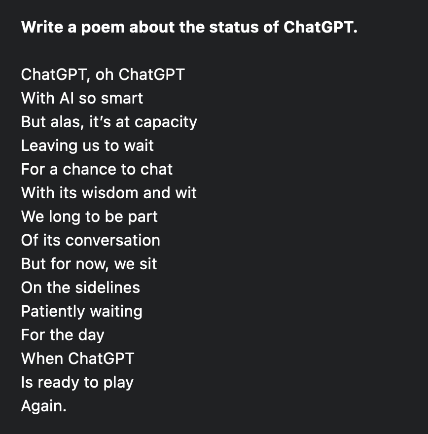 ChatGPT Changes the Nature of Education