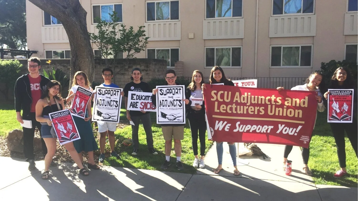 Union Demonstration to Be Held by Santa Clara Faculty