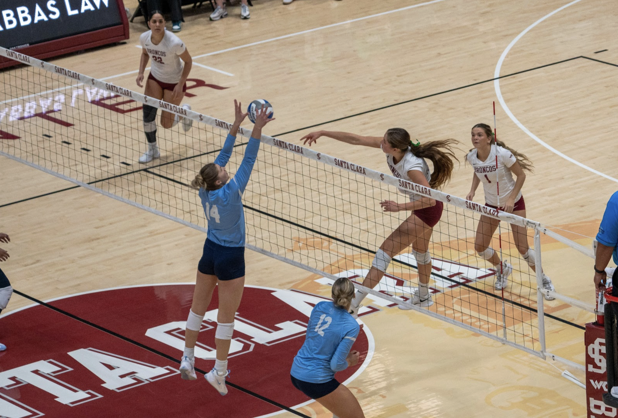 Volleyball Loses Third Straight Game to WCC Champion San Diego