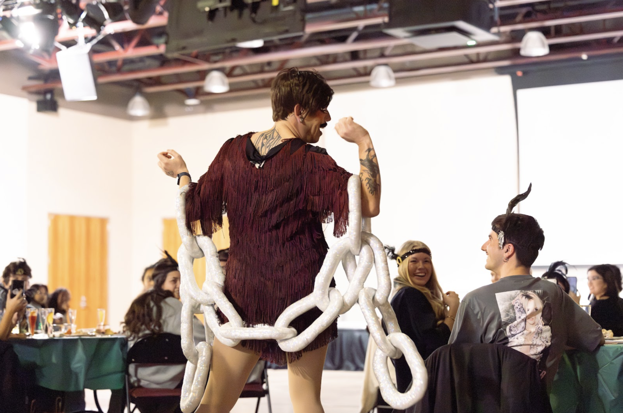 Drag Performers Putting on the Ritz