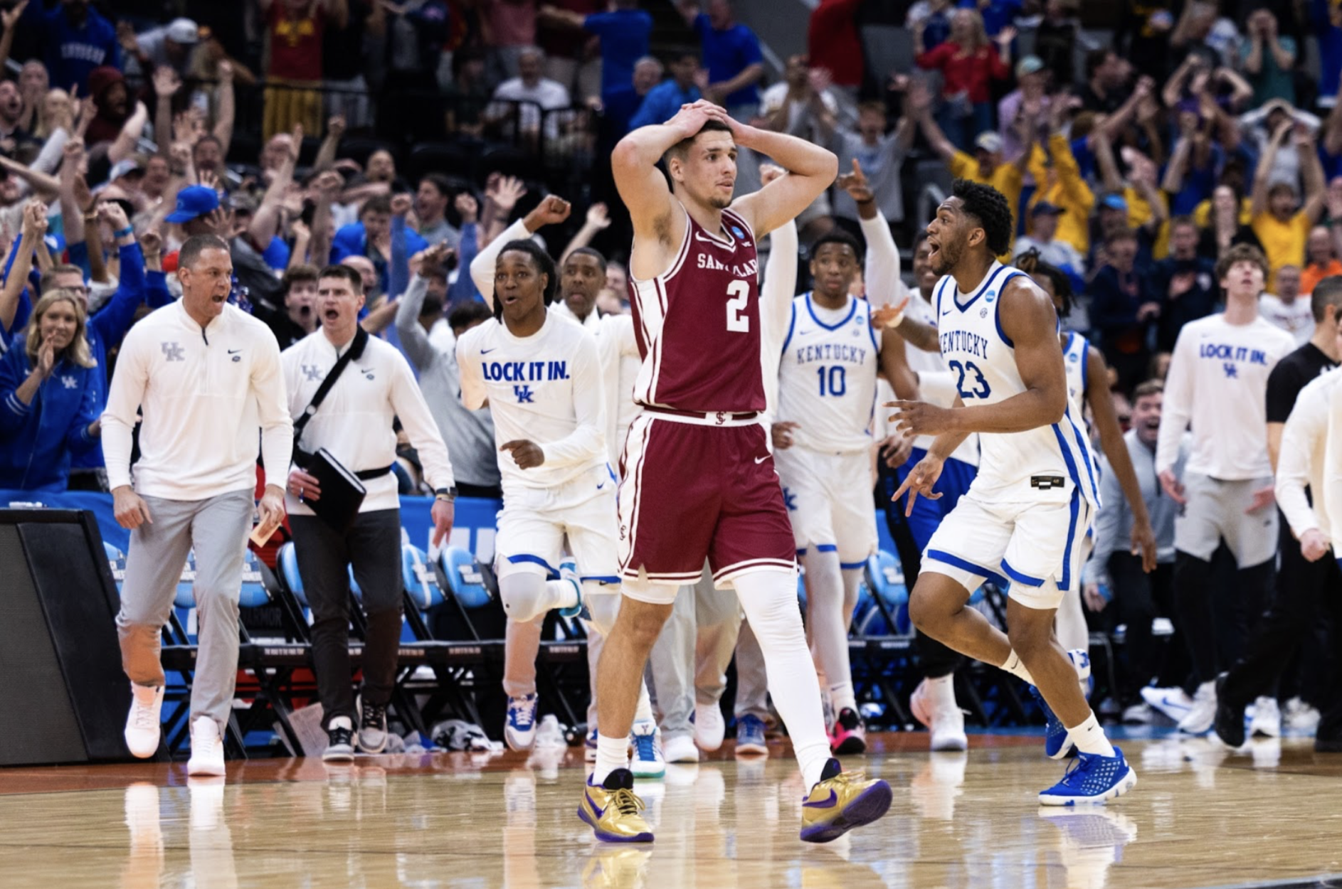 Santa Clara Loses a Heartbreaker to the University of Kentucky in a Phenomenal First Round Matchup