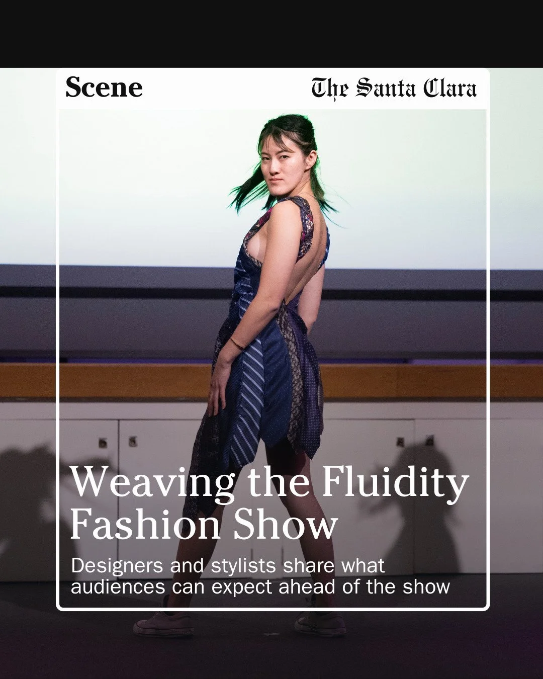 From bold patchwork pieces and animal eye masks to the elegance of silky dresses, the third annual Fluidity Fashion show promises a versatile arrangement of clothing. 

The show, which will be held in the de Saisset Museum, features nine various coll