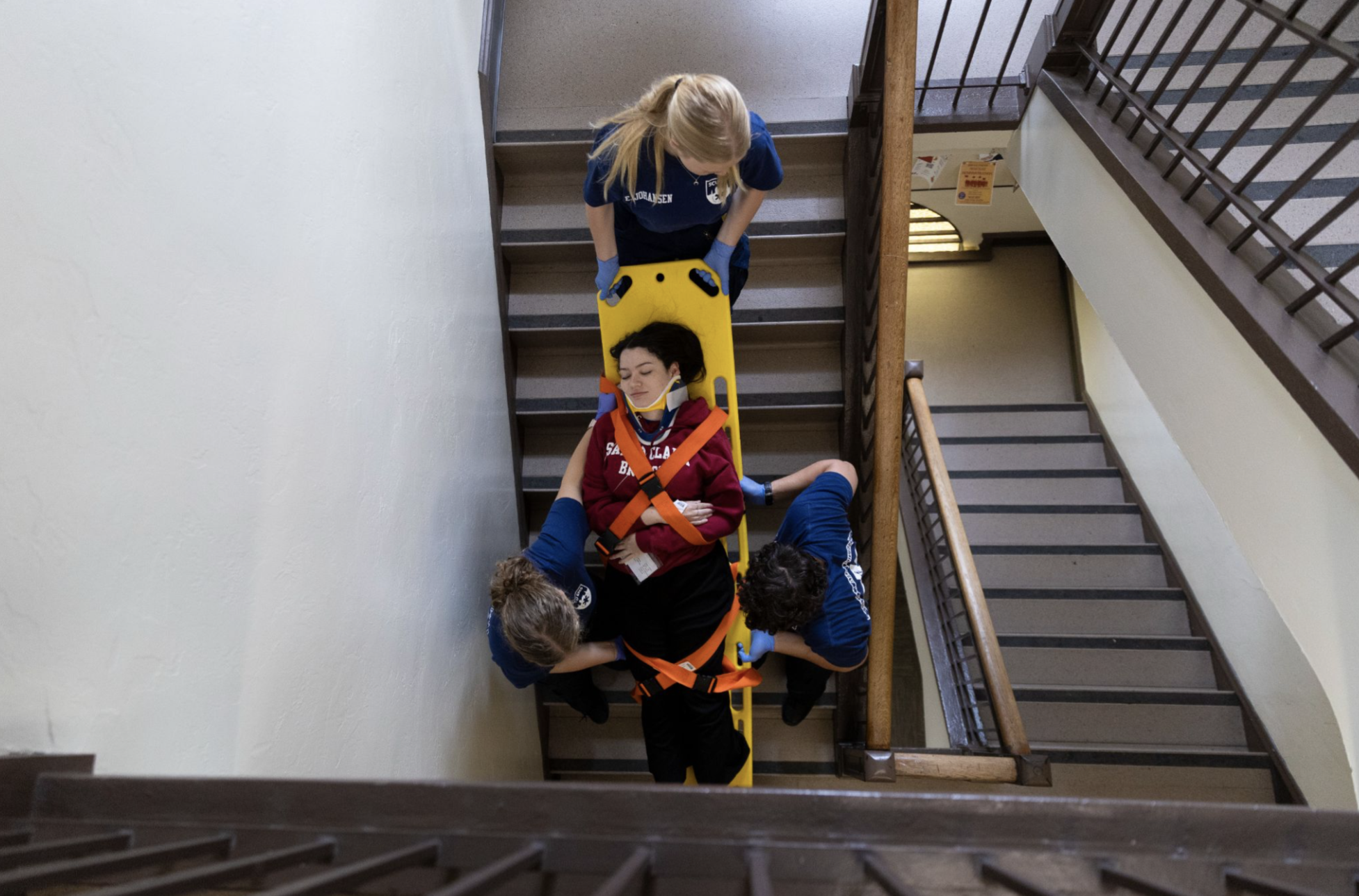 SCU EMS Drill Tests Students Ability to Respond to an On-Campus Crisis