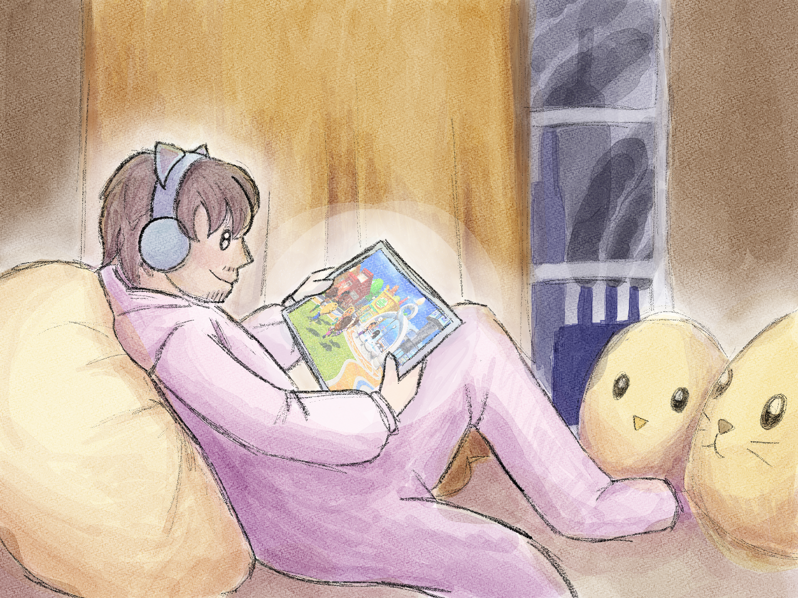 Curled Up With a Good Video Game