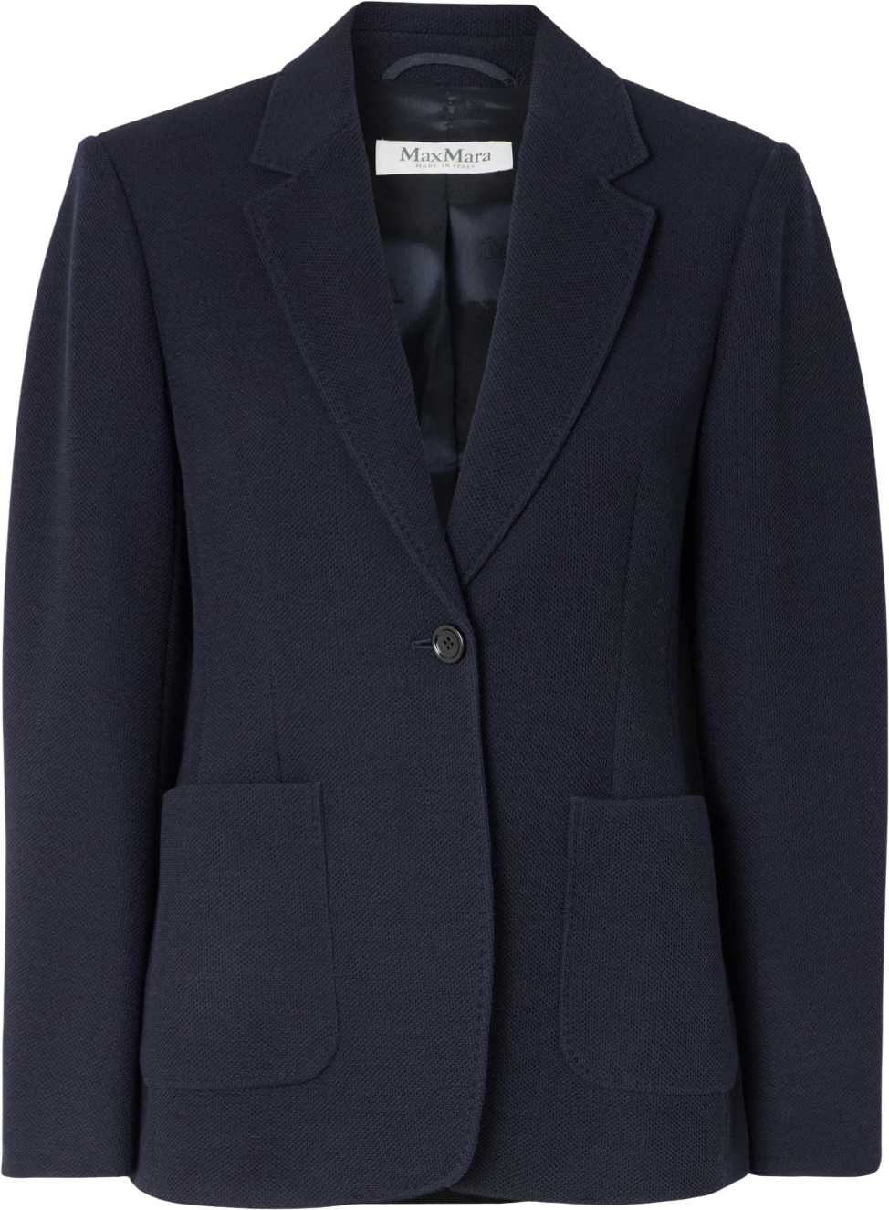 Max Mara navy Utilita wool blazer