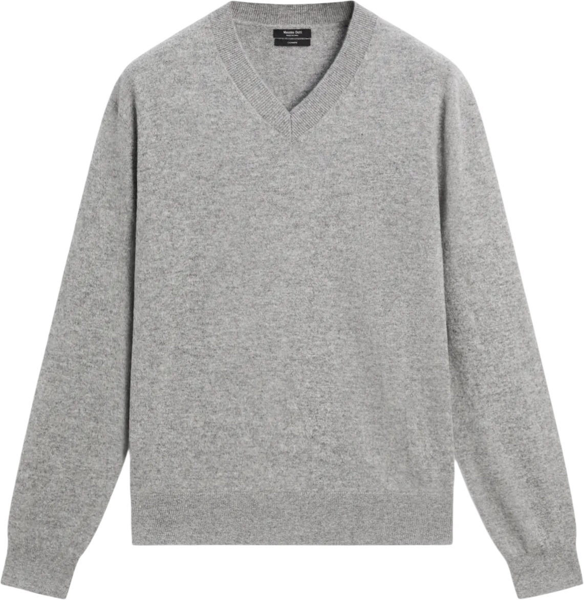 Massimo Dutti grey cashmere knit sweater