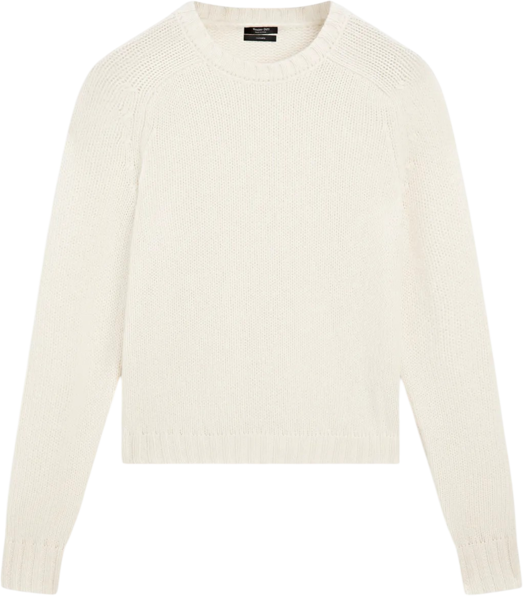  Cropped knit sweater  100% cashmere  $590 