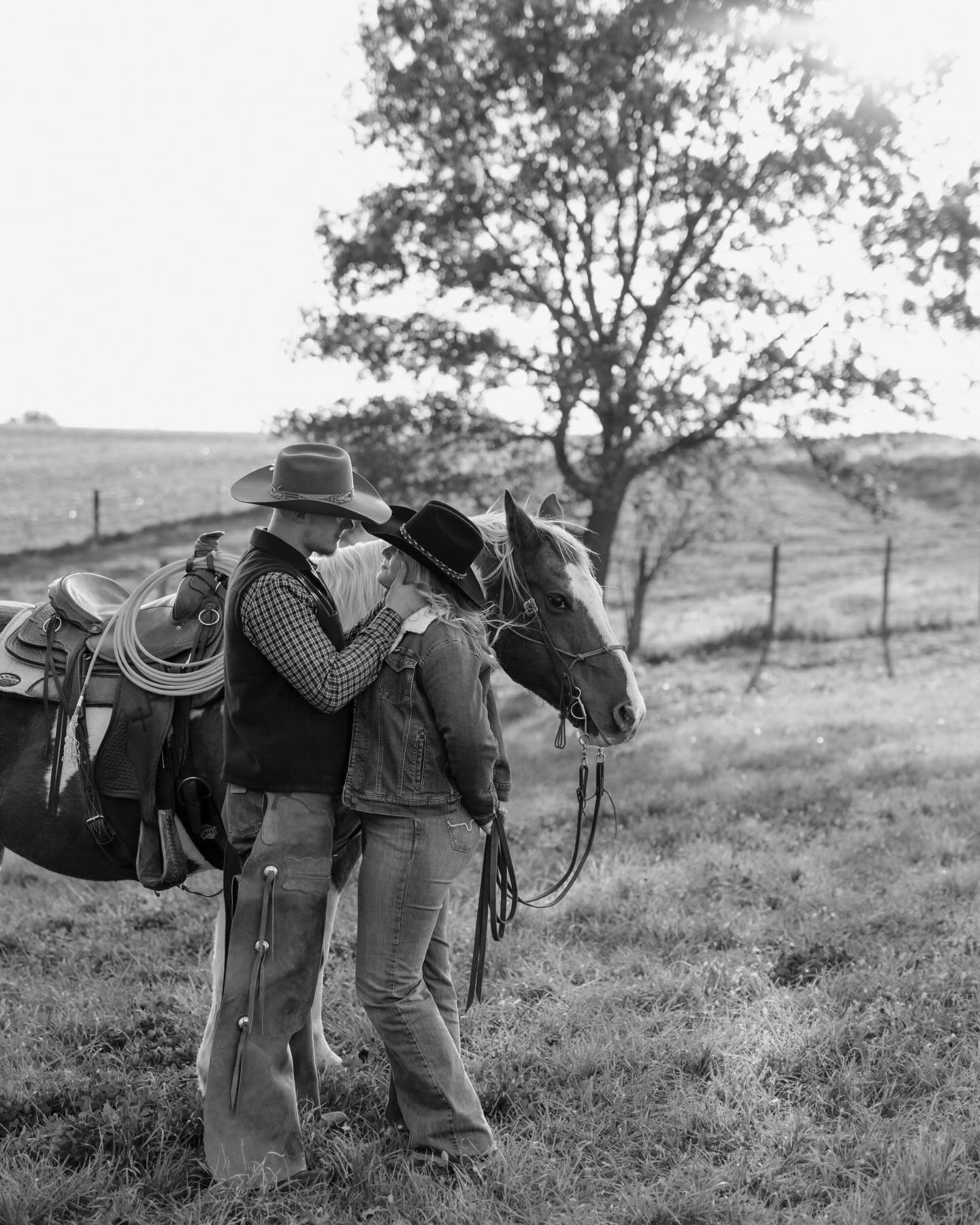 Lassoed by love 🐴💕 Angela and Camden&rsquo;s wedding will be here before we know it!!